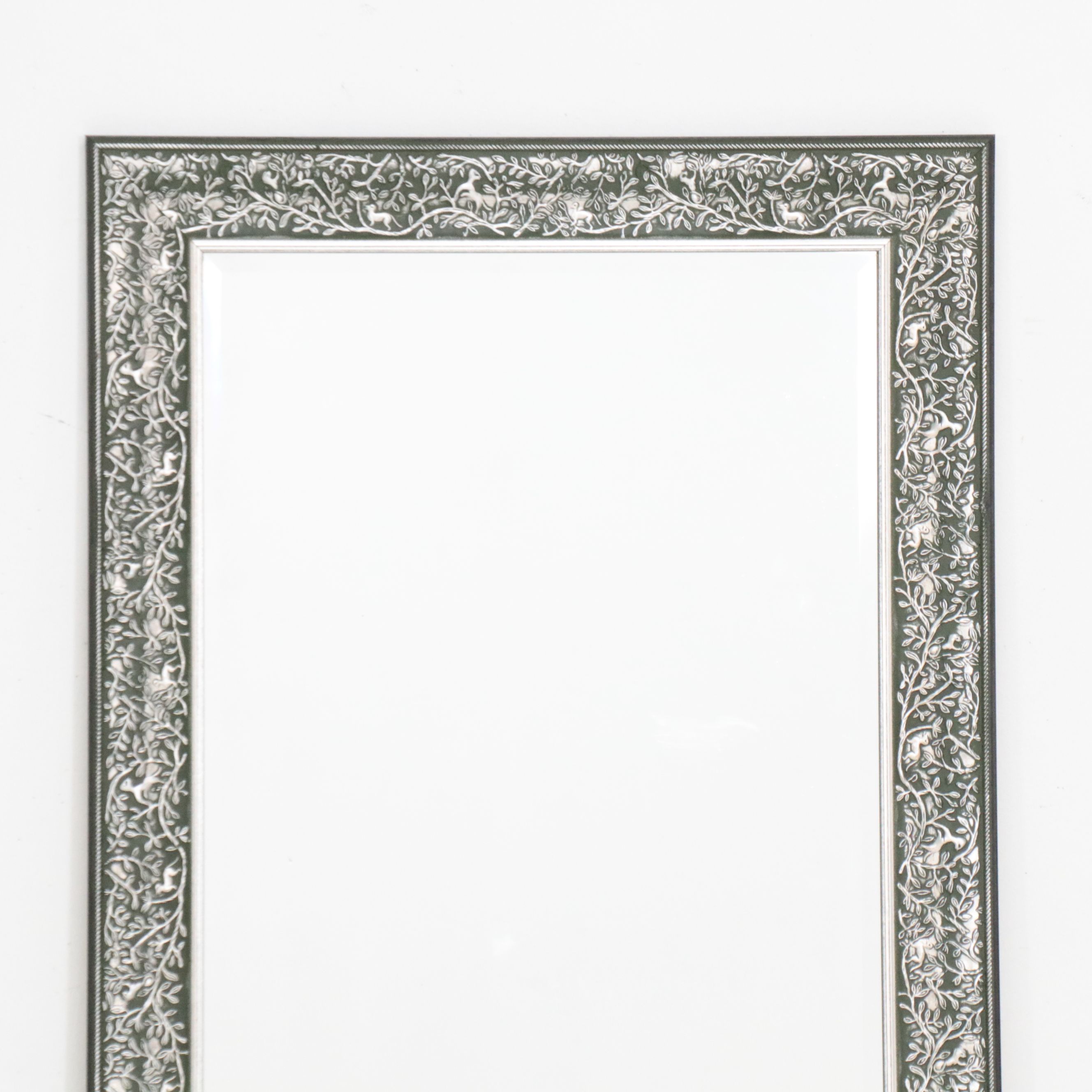 Pair of Silvered Frame Wall Mirrors