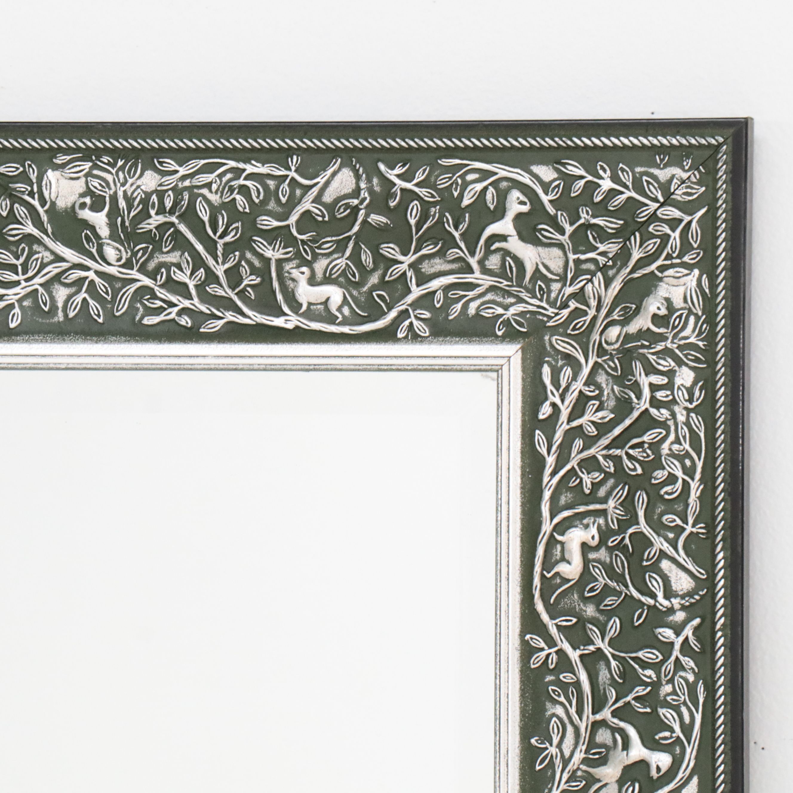 Pair of Silvered Frame Wall Mirrors