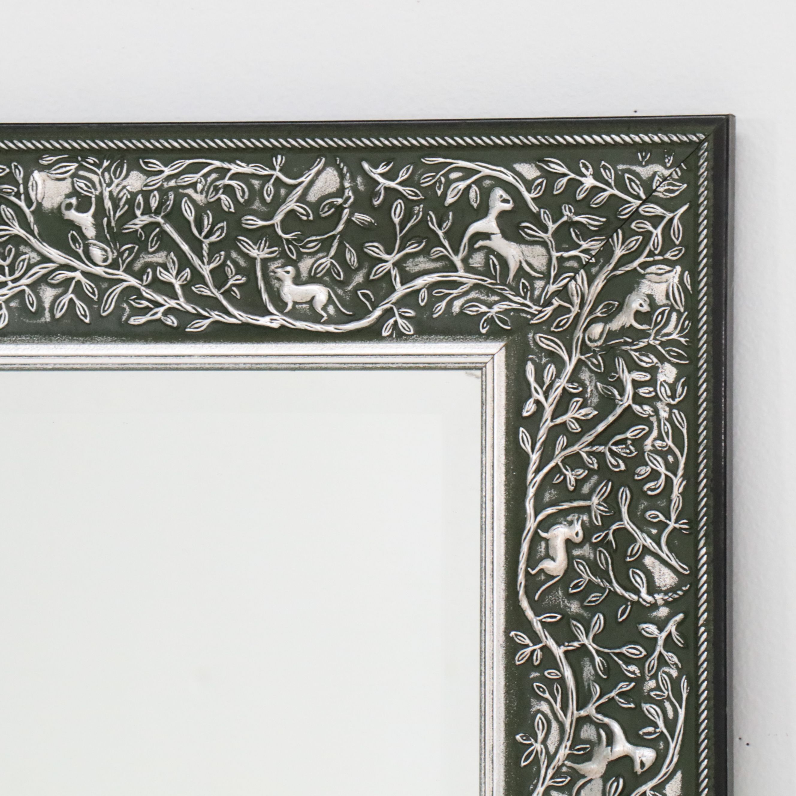 Pair of Silvered Frame Wall Mirrors