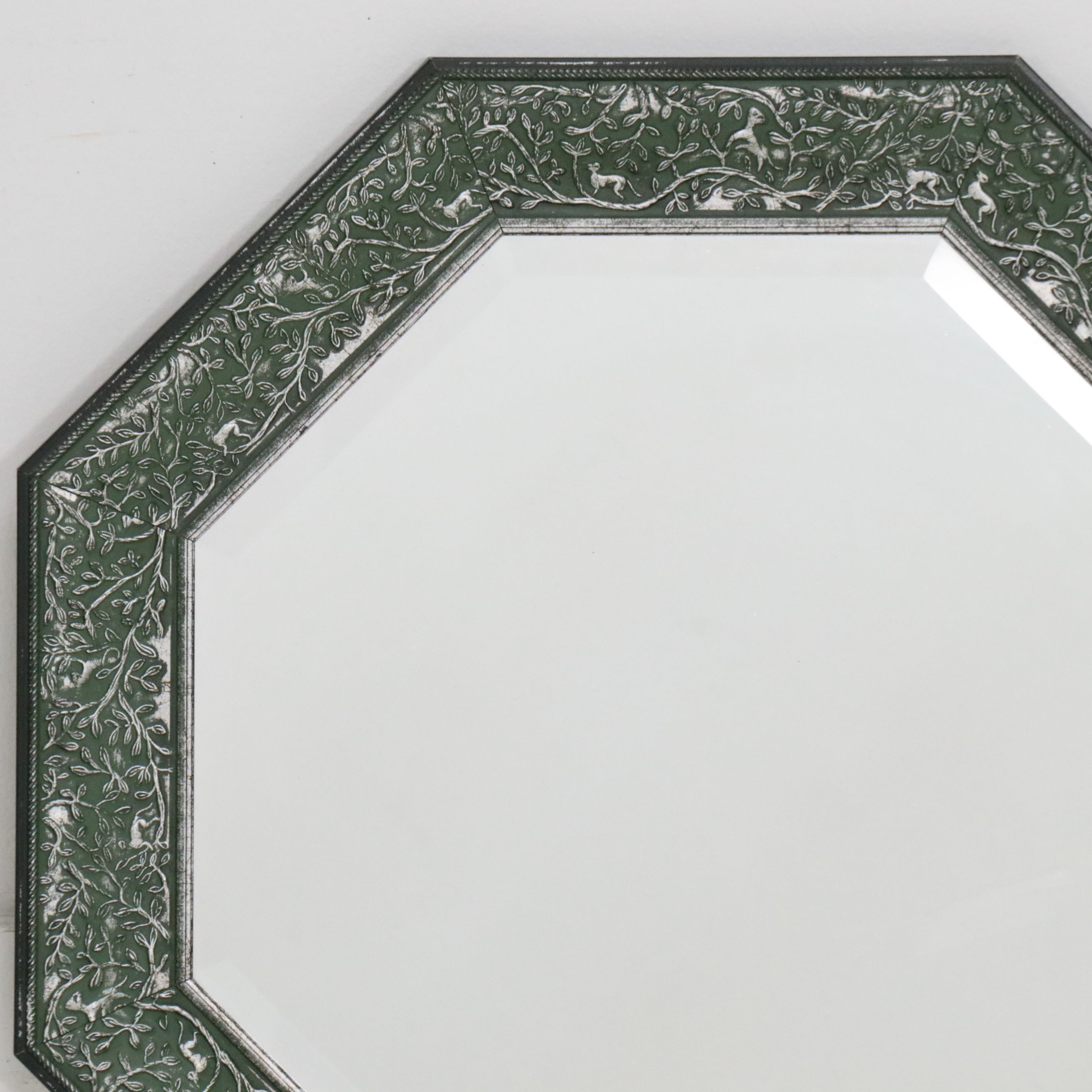 Pair of Silvered Frame Wall Mirrors