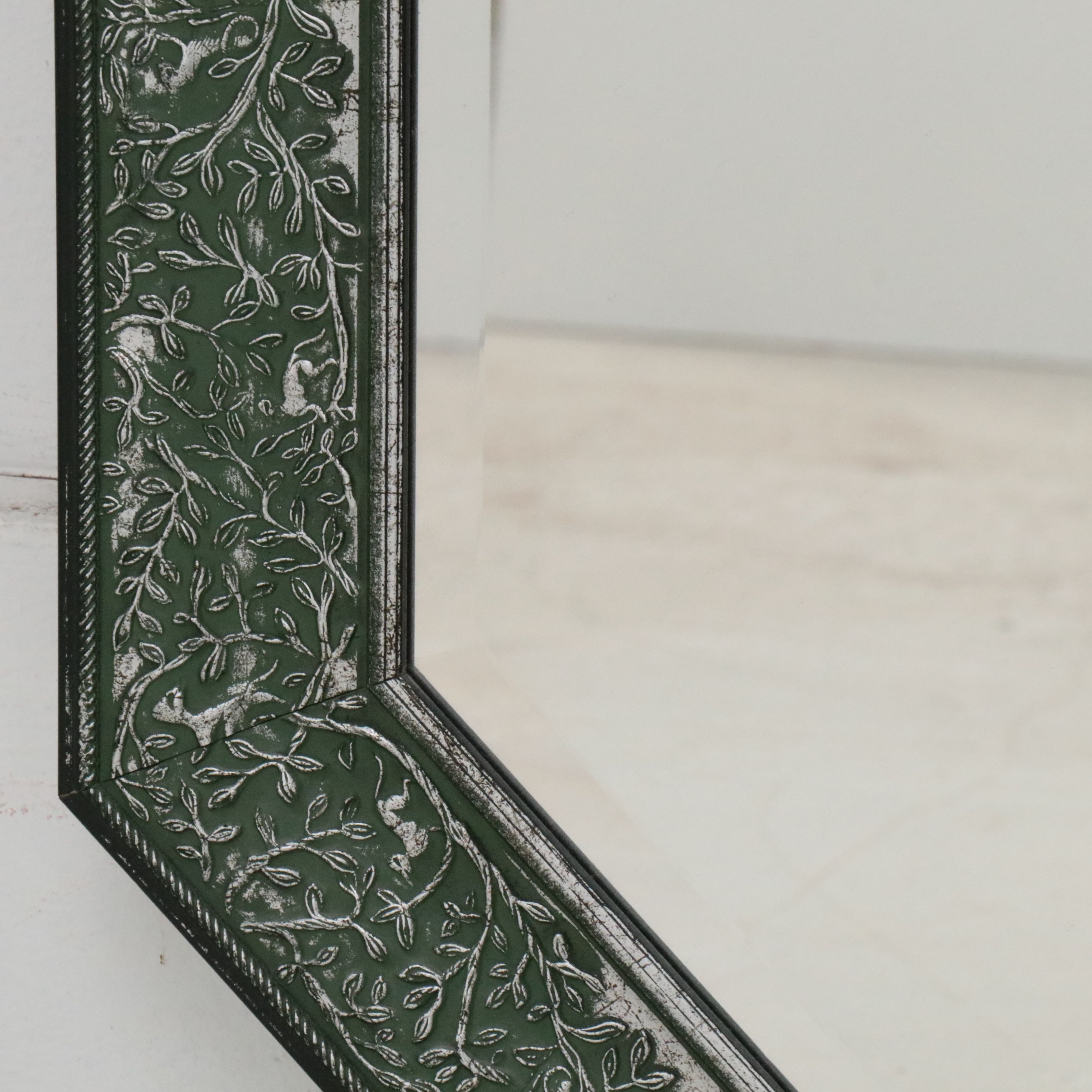 Pair of Silvered Frame Wall Mirrors