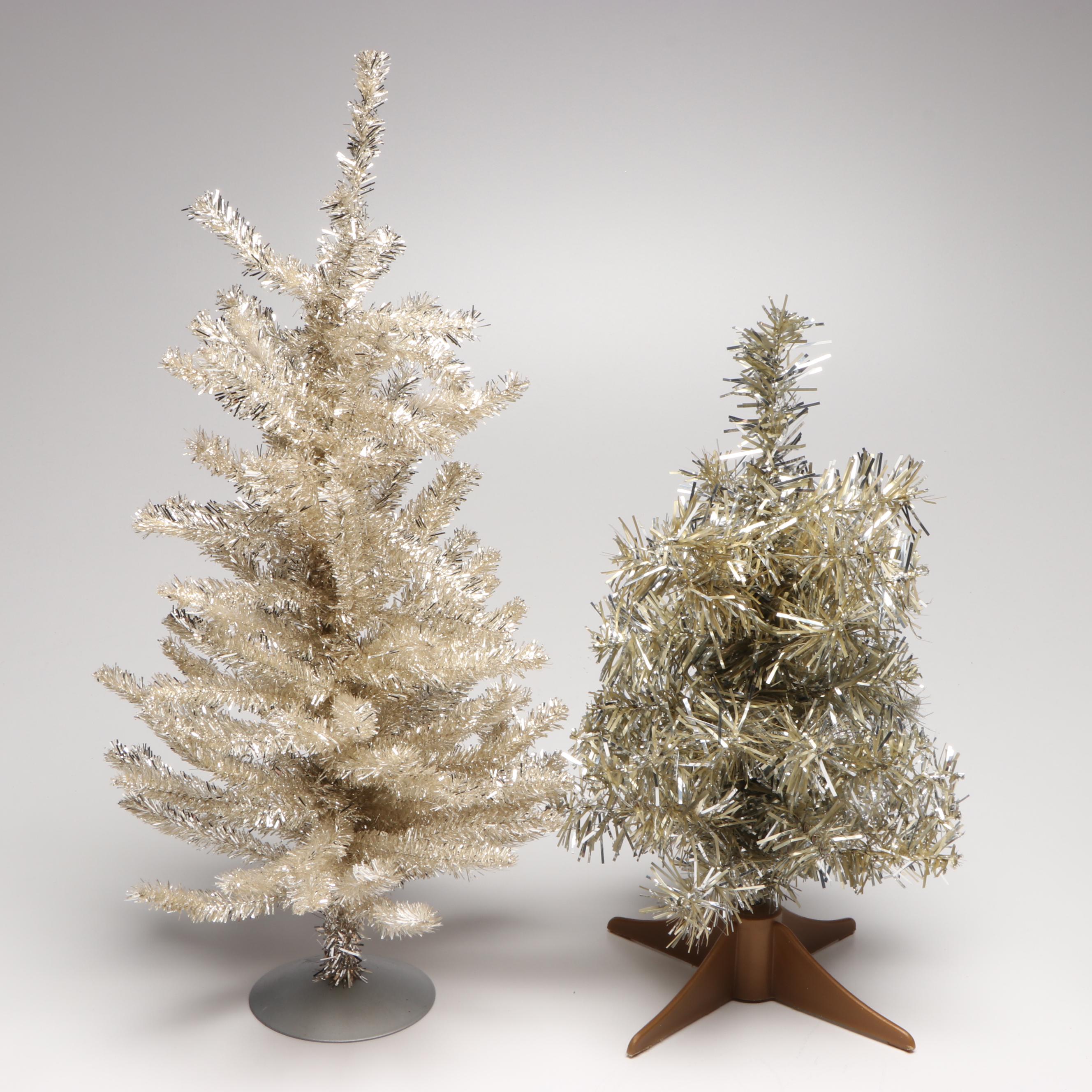 Handcrafted Antique Jewelry and Charm Cloche Christmas Tree with More Décor