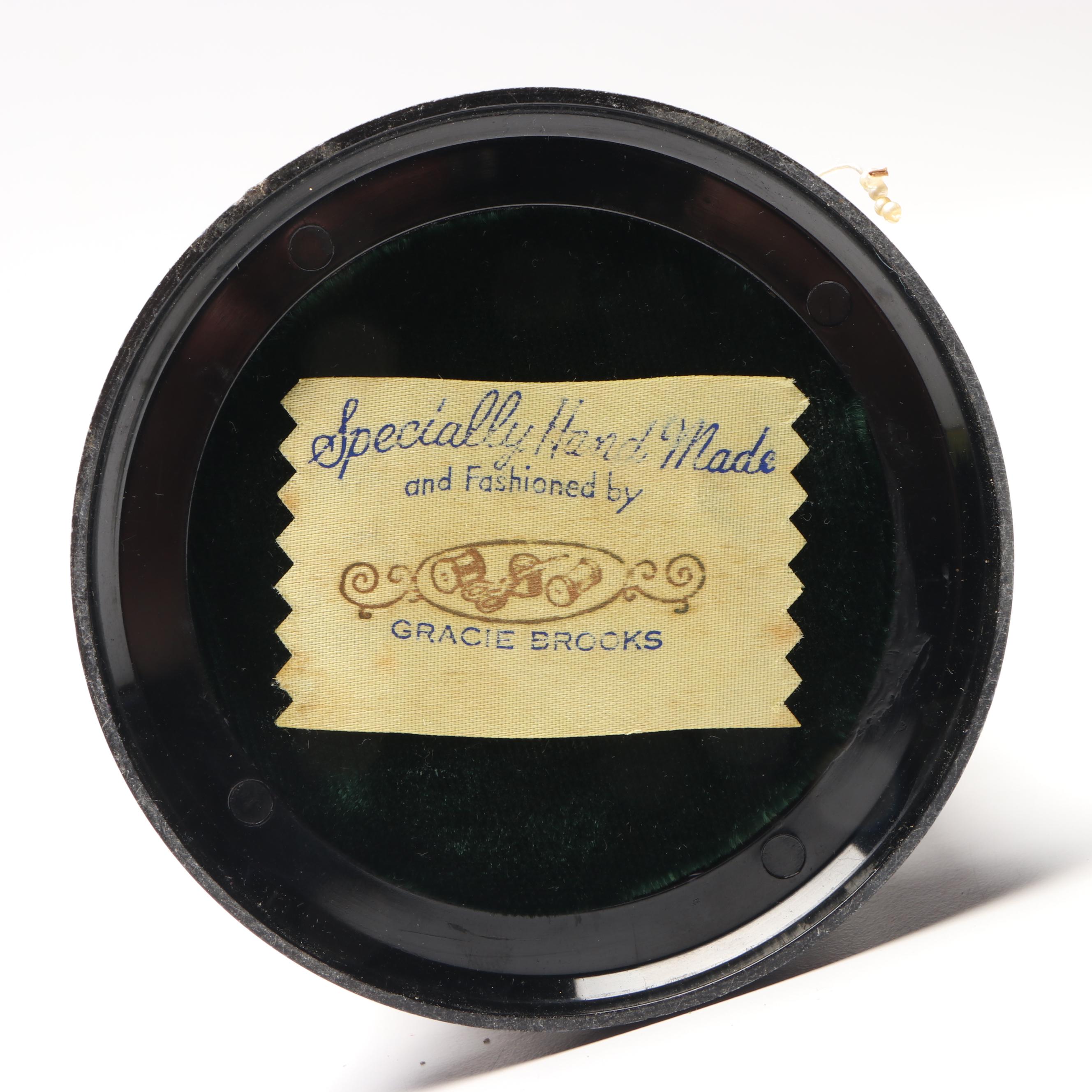 Handcrafted Antique Jewelry and Charm Cloche Christmas Tree with More Décor