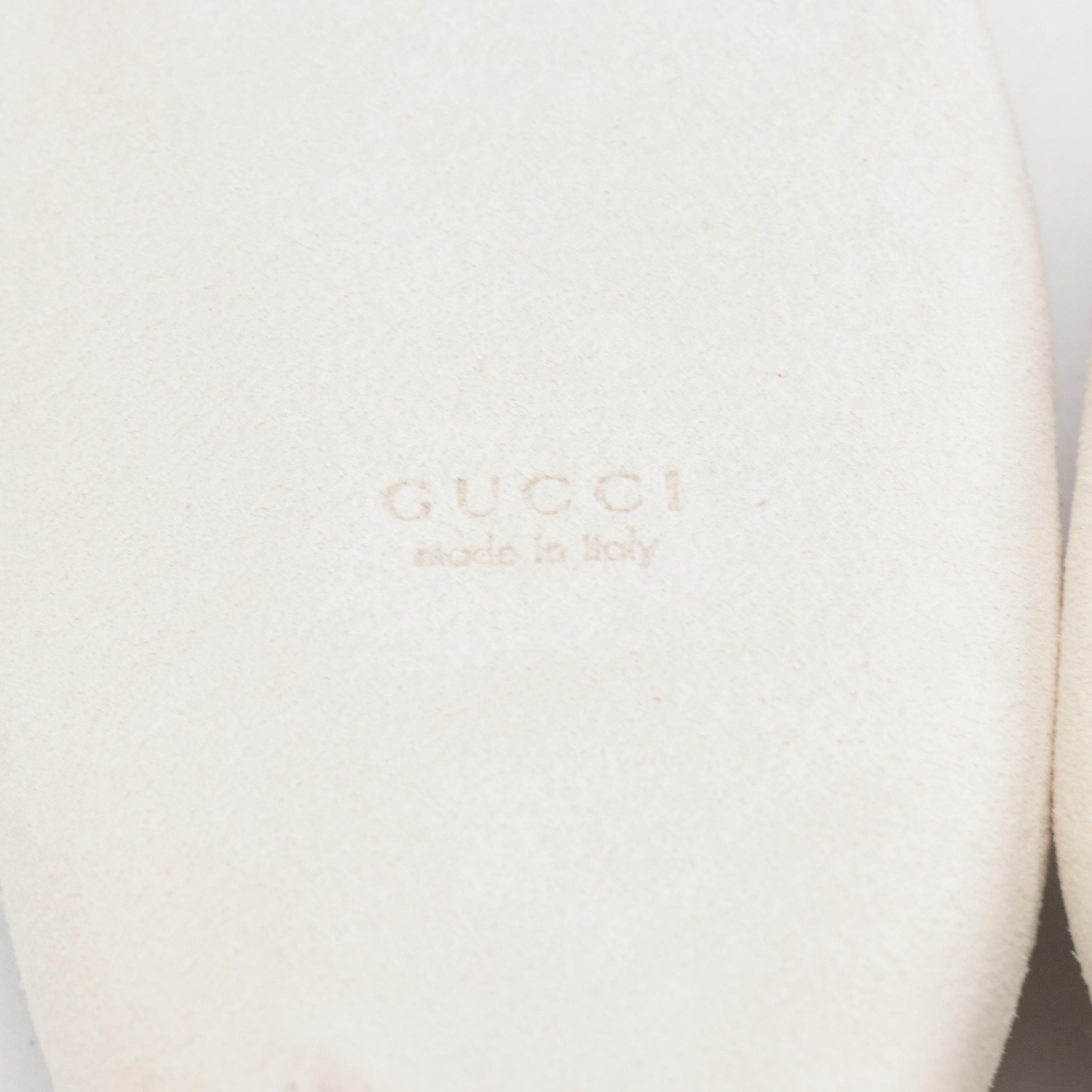 Children's Gucci Vintage Suede Moccasin Bow Slippers