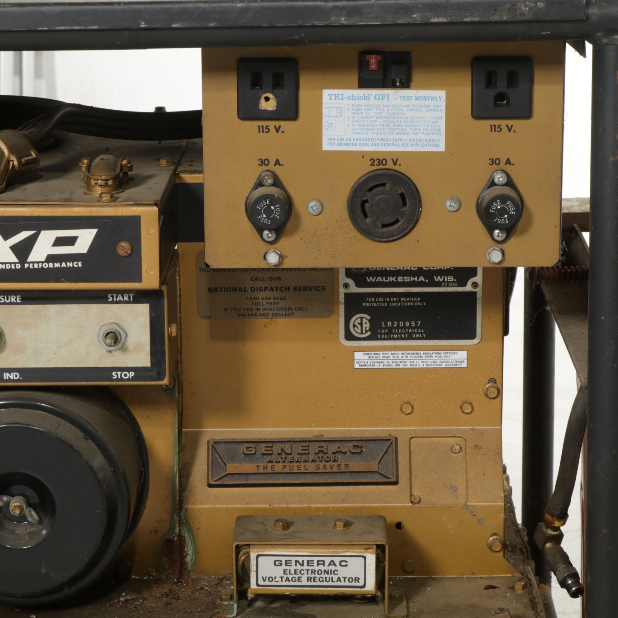 Generac XP Model 6247-8 Gas Powered Generator