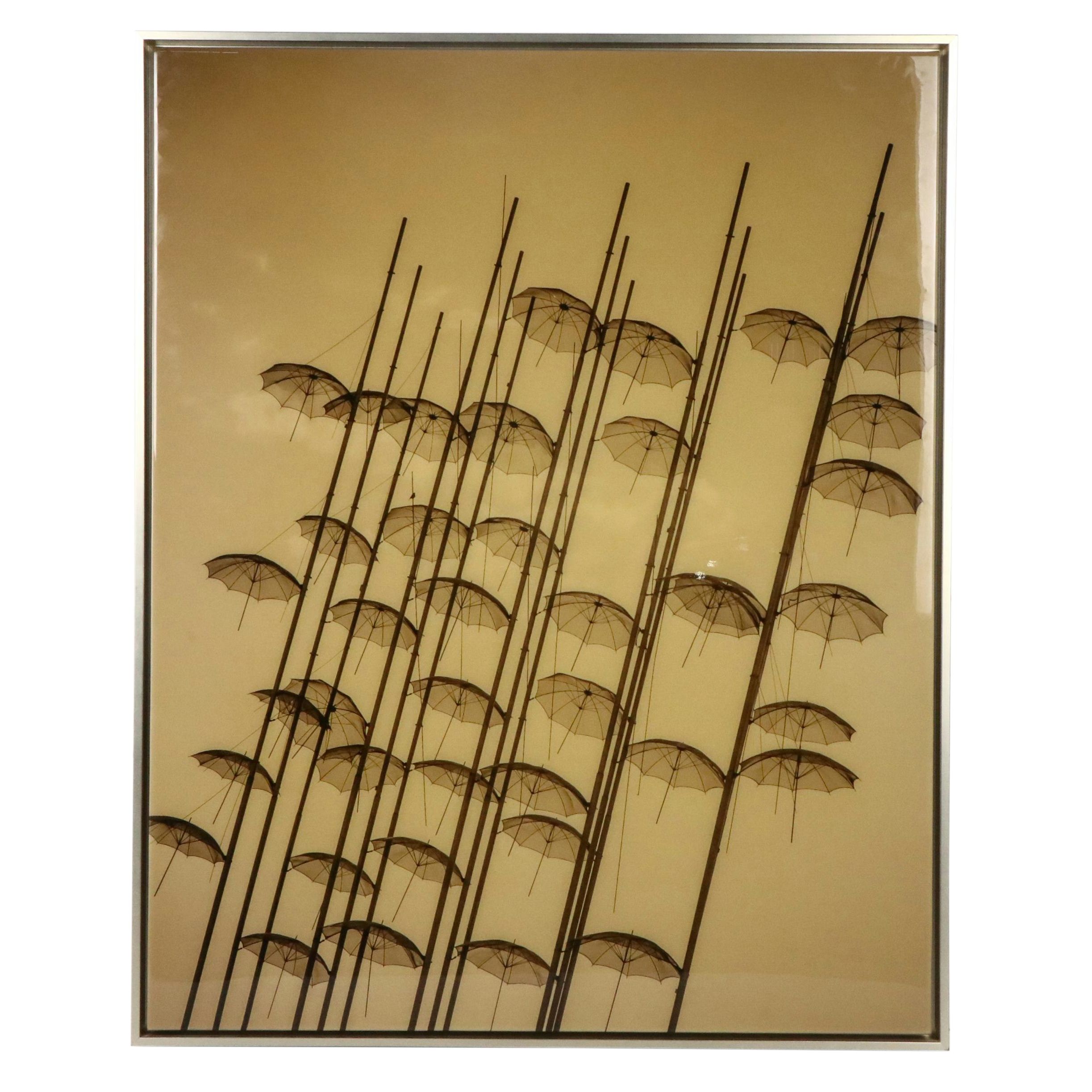 Giclée After George Zongolopoulos "Umbrellas," 21st Century