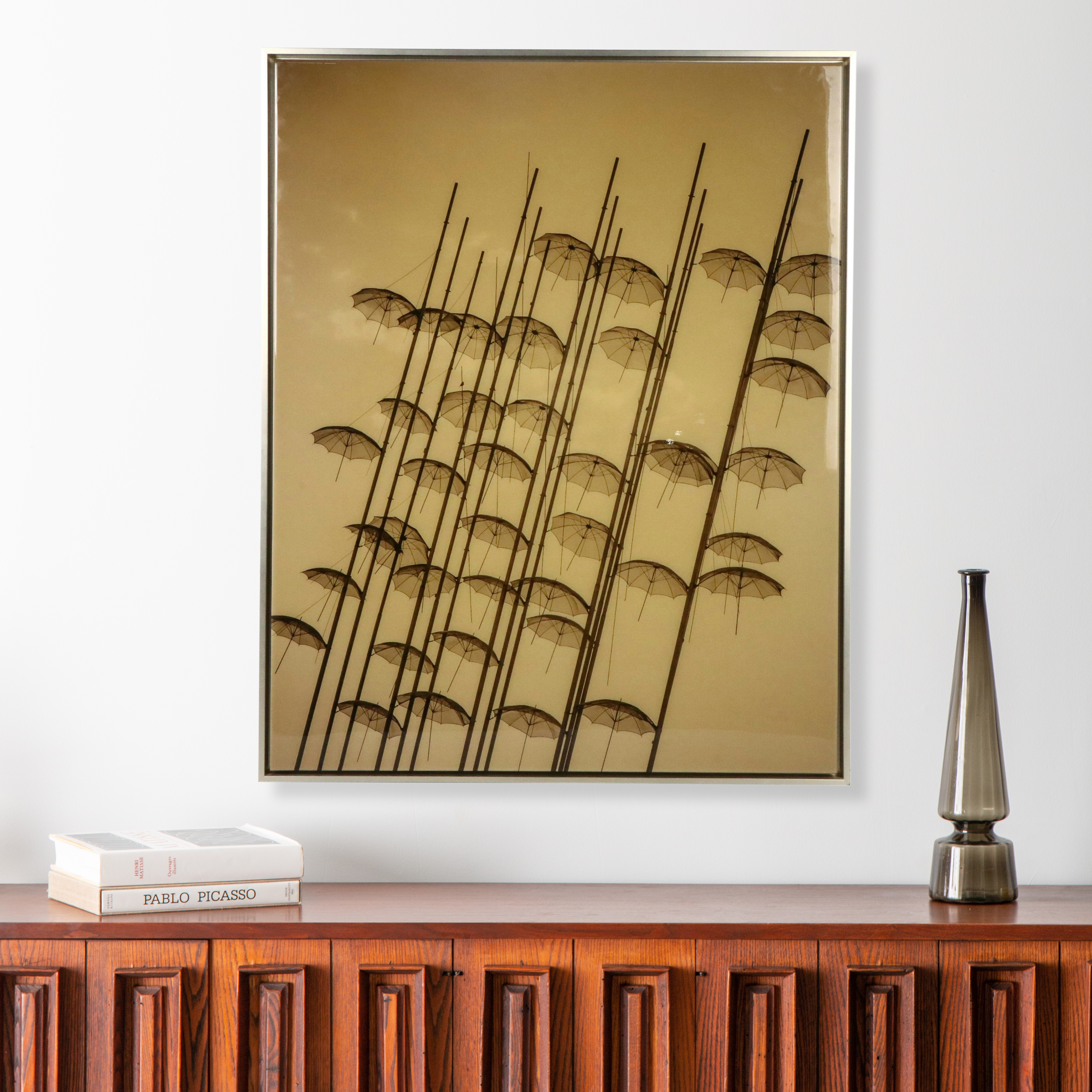 Giclée After George Zongolopoulos "Umbrellas," 21st Century