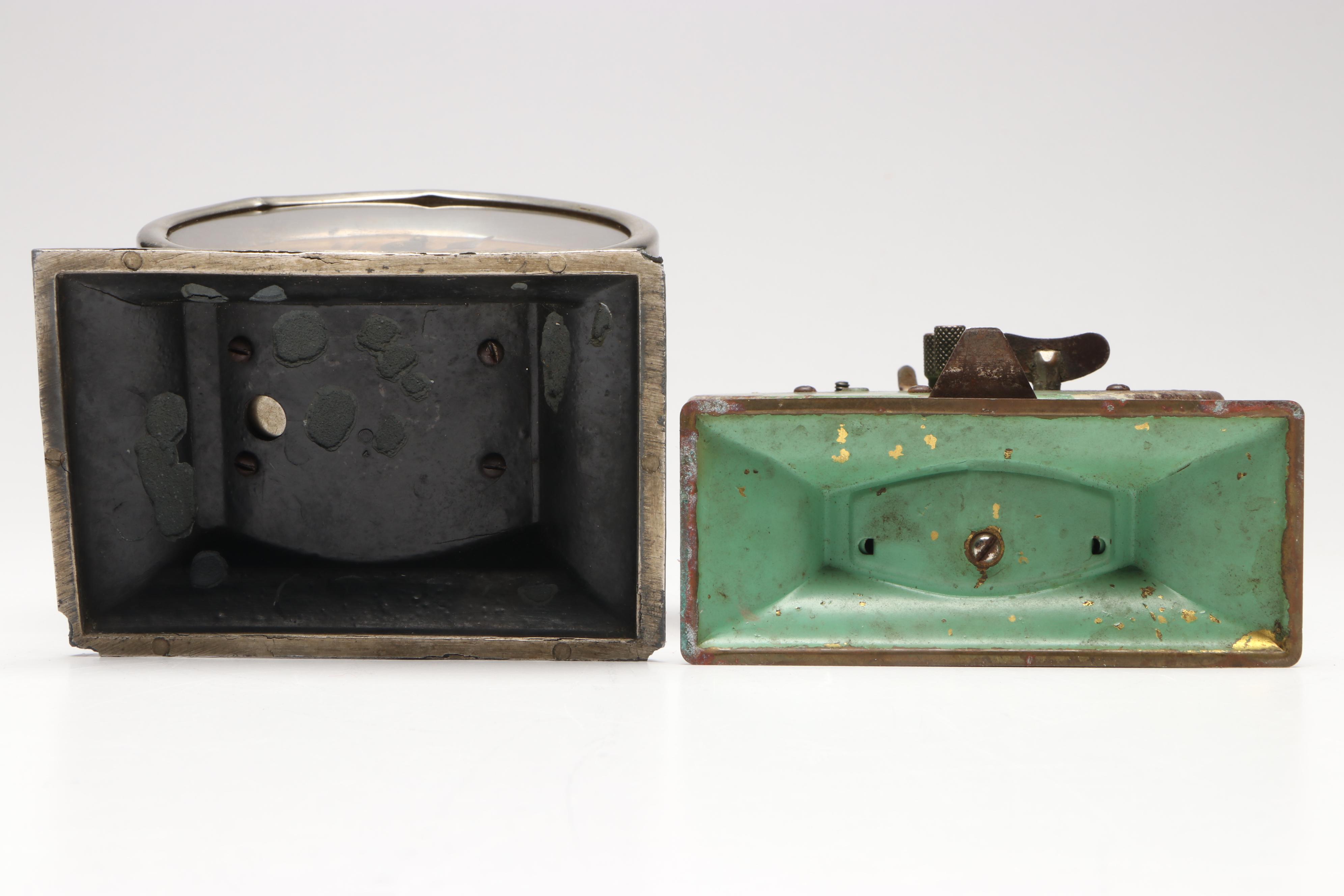 Westclox "Bantam" and "America" Metal Alarm Clocks, Mid-20th Century