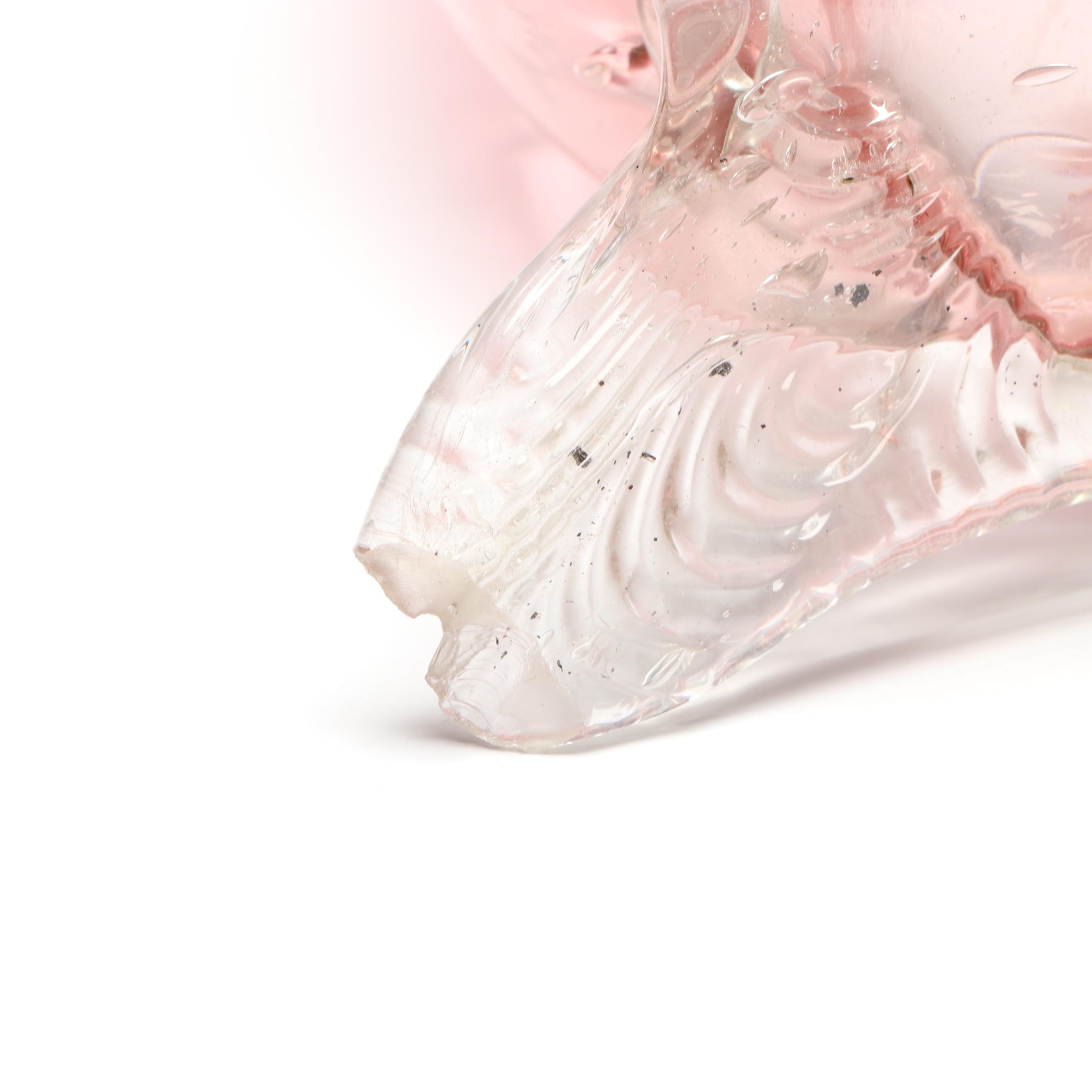 Manner of Walsh Victorian Cranberry Glass Thorn Vases, Antique