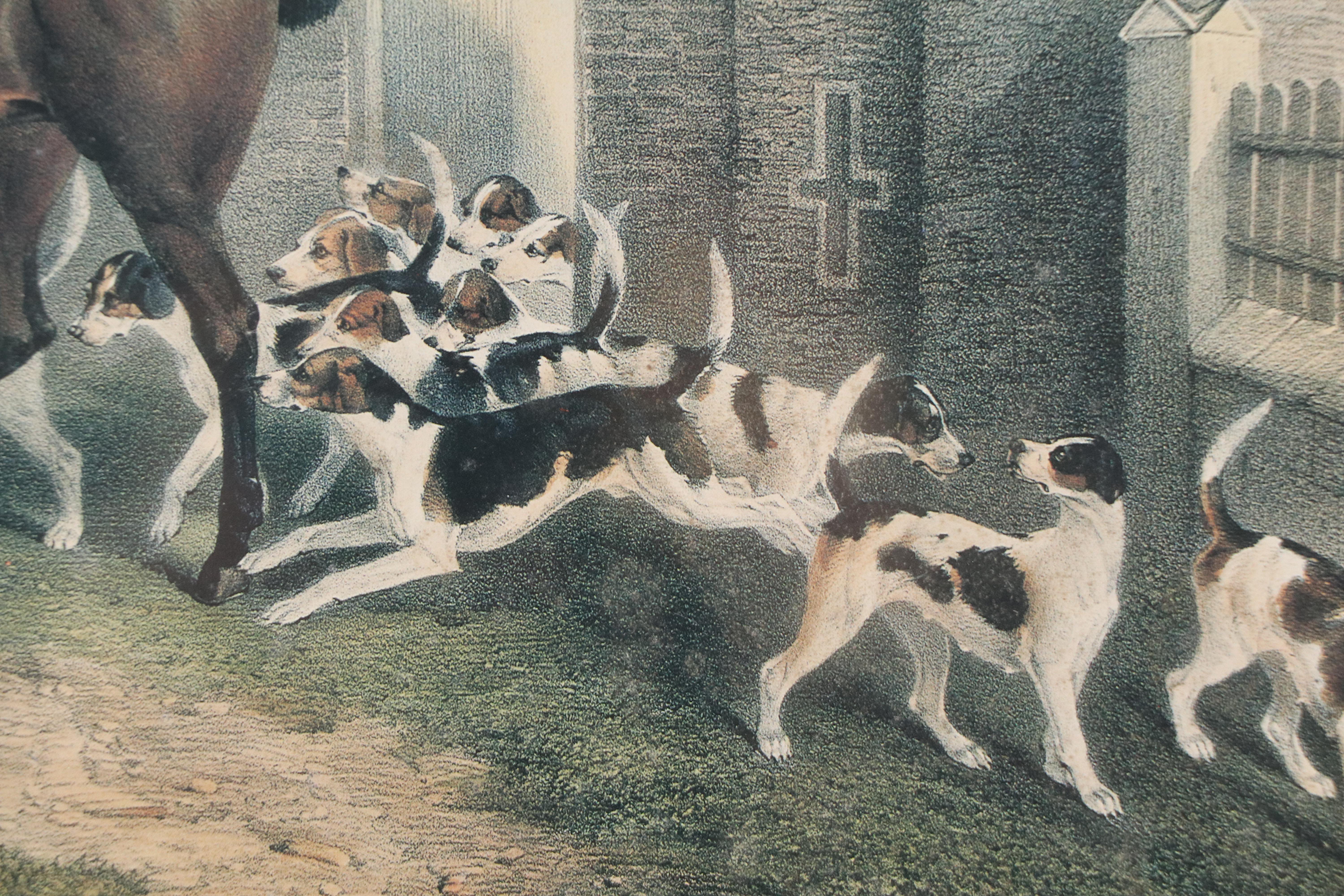 After Richard Barrett Davis Offset Lithograph "W. Sebright, Huntsman..."