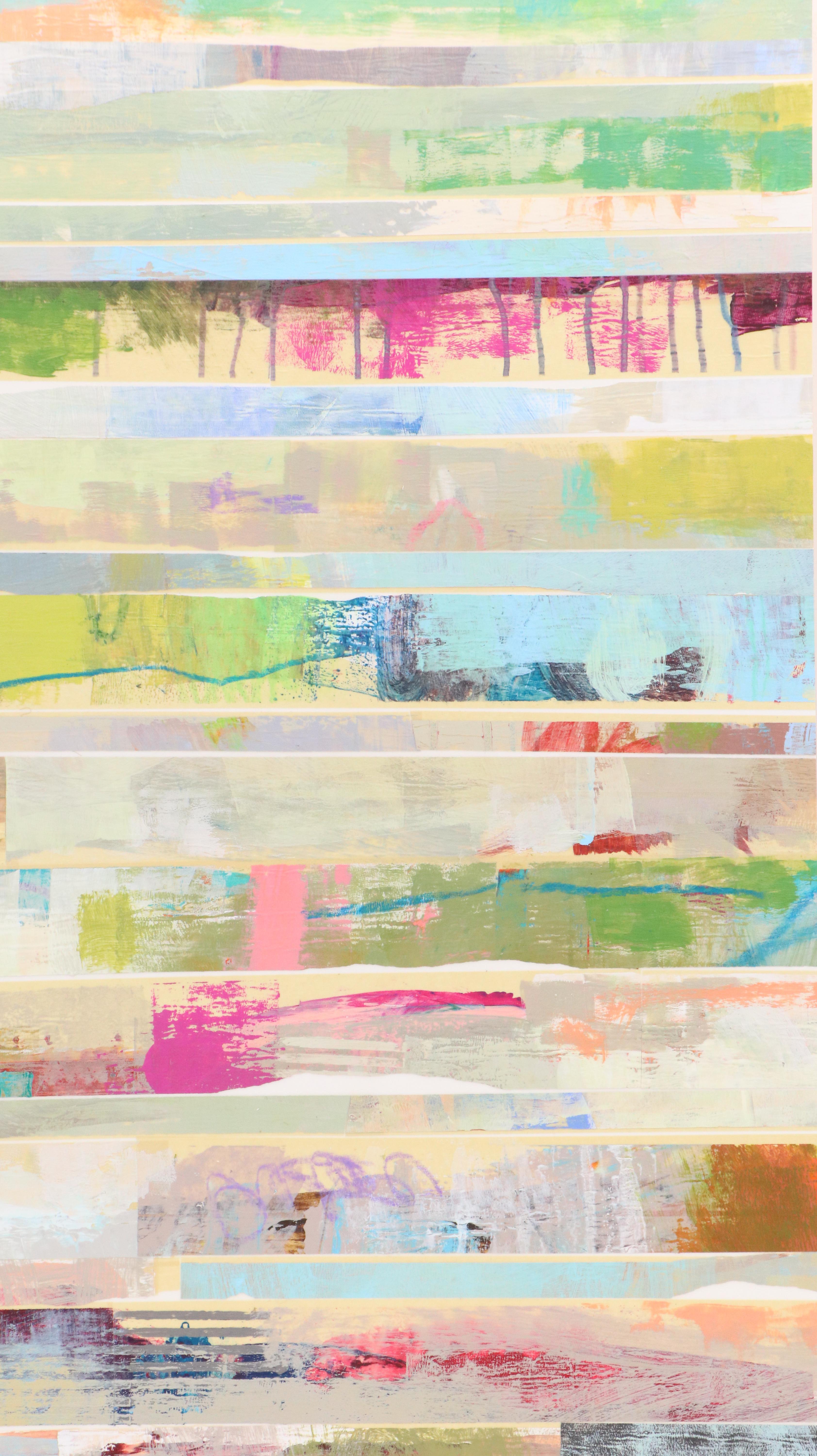 Ursula J. Brenner Abstract Mixed Media Painting