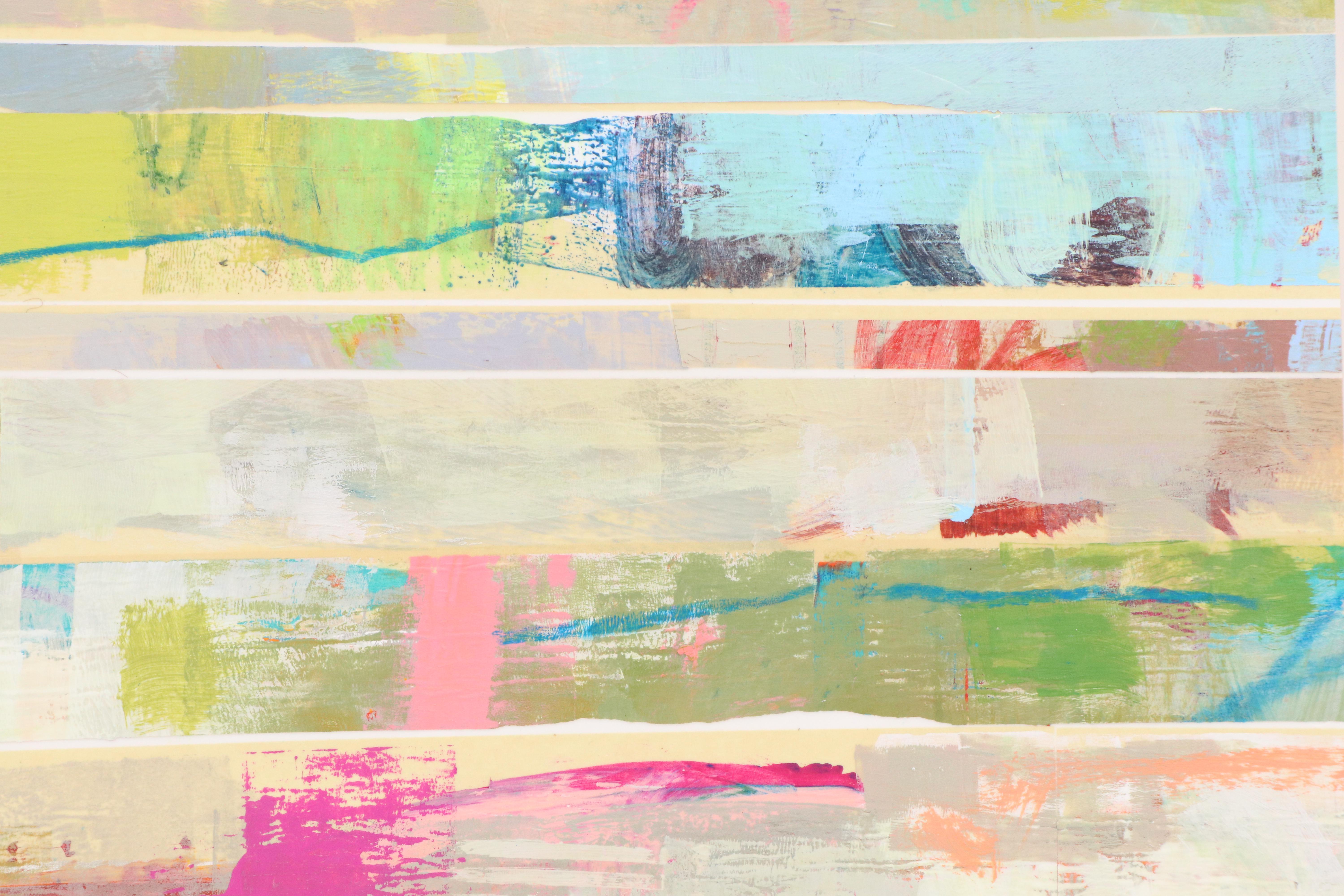 Ursula J. Brenner Abstract Mixed Media Painting