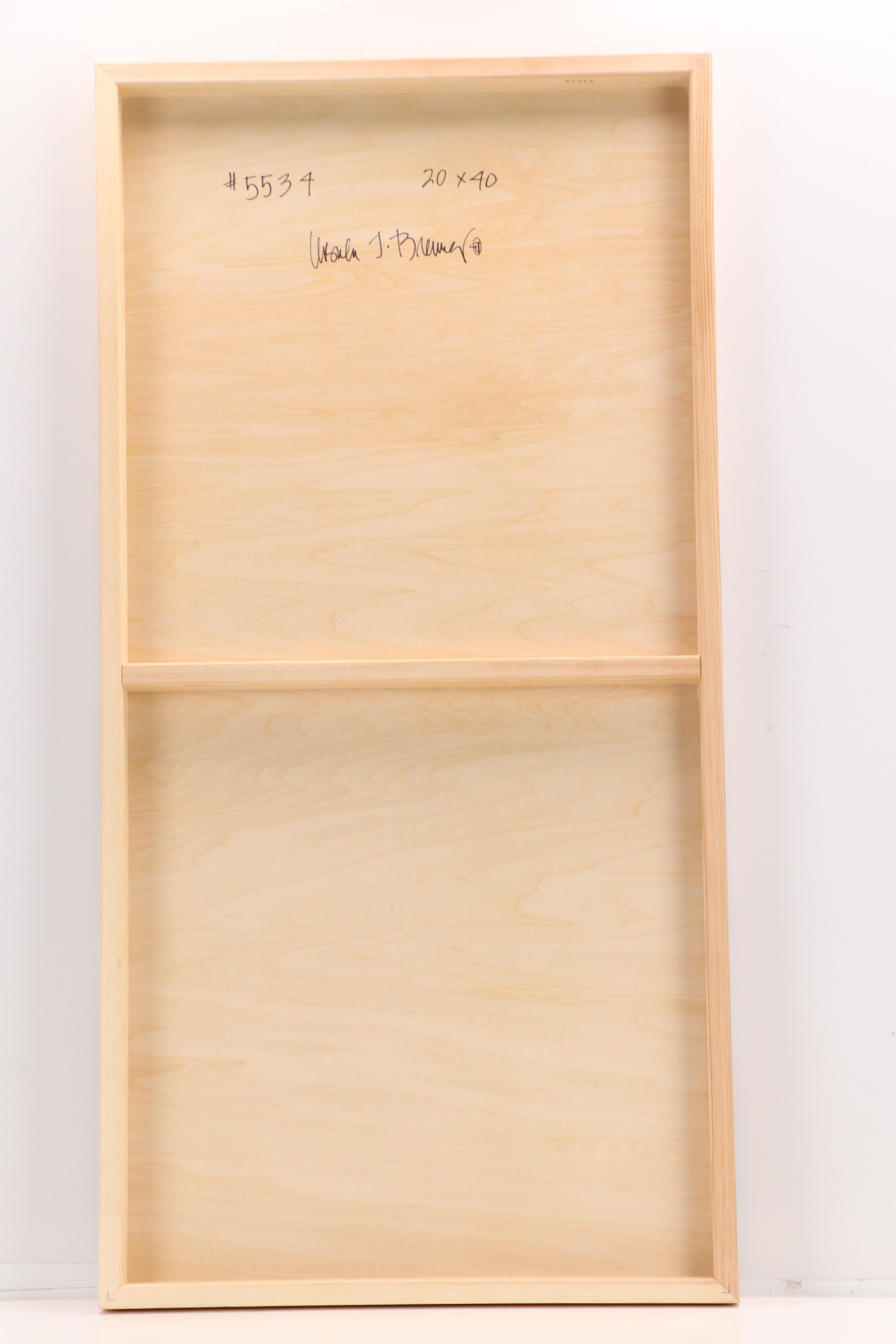 Ursula J. Brenner Abstract Mixed Media Painting