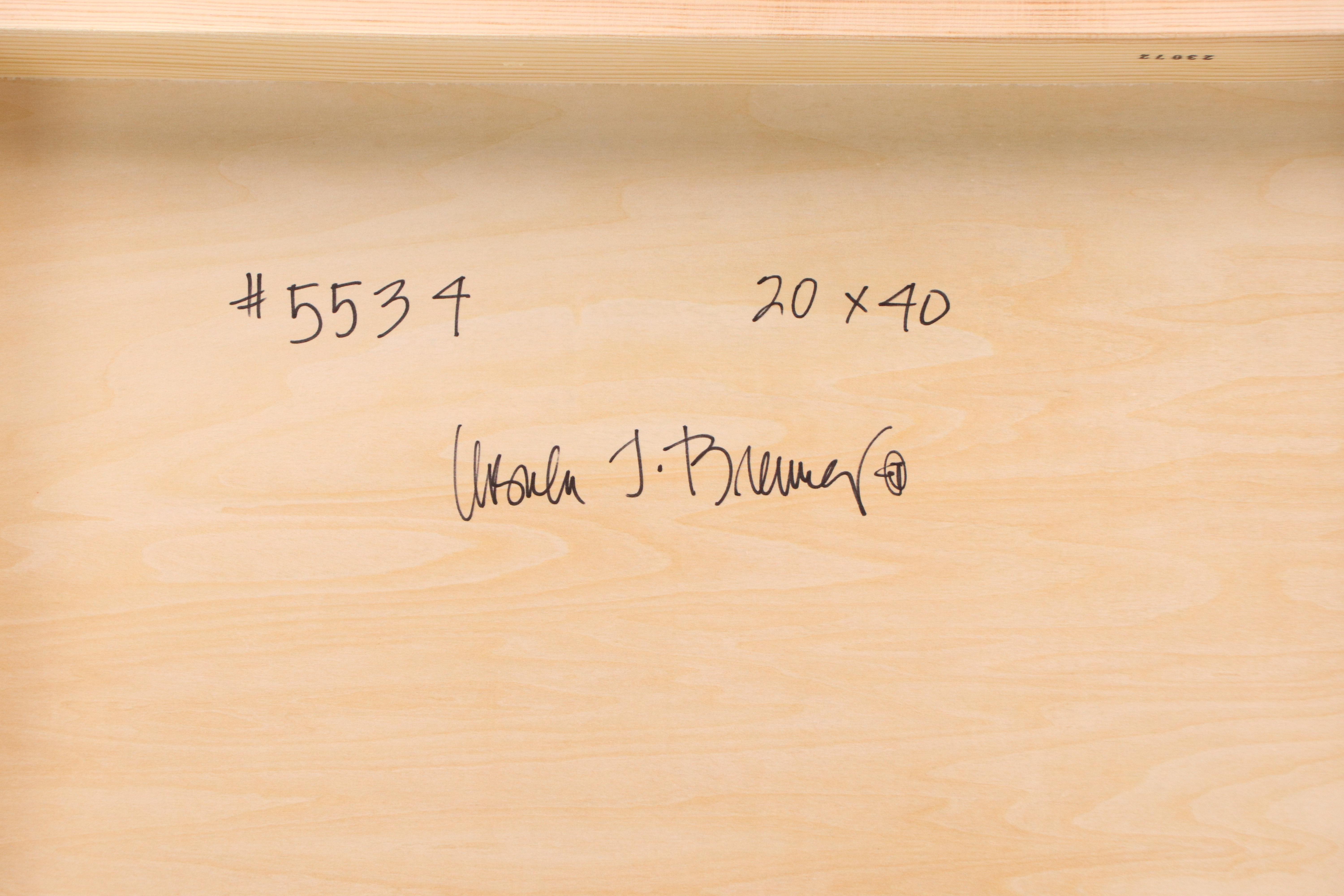 Ursula J. Brenner Abstract Mixed Media Painting