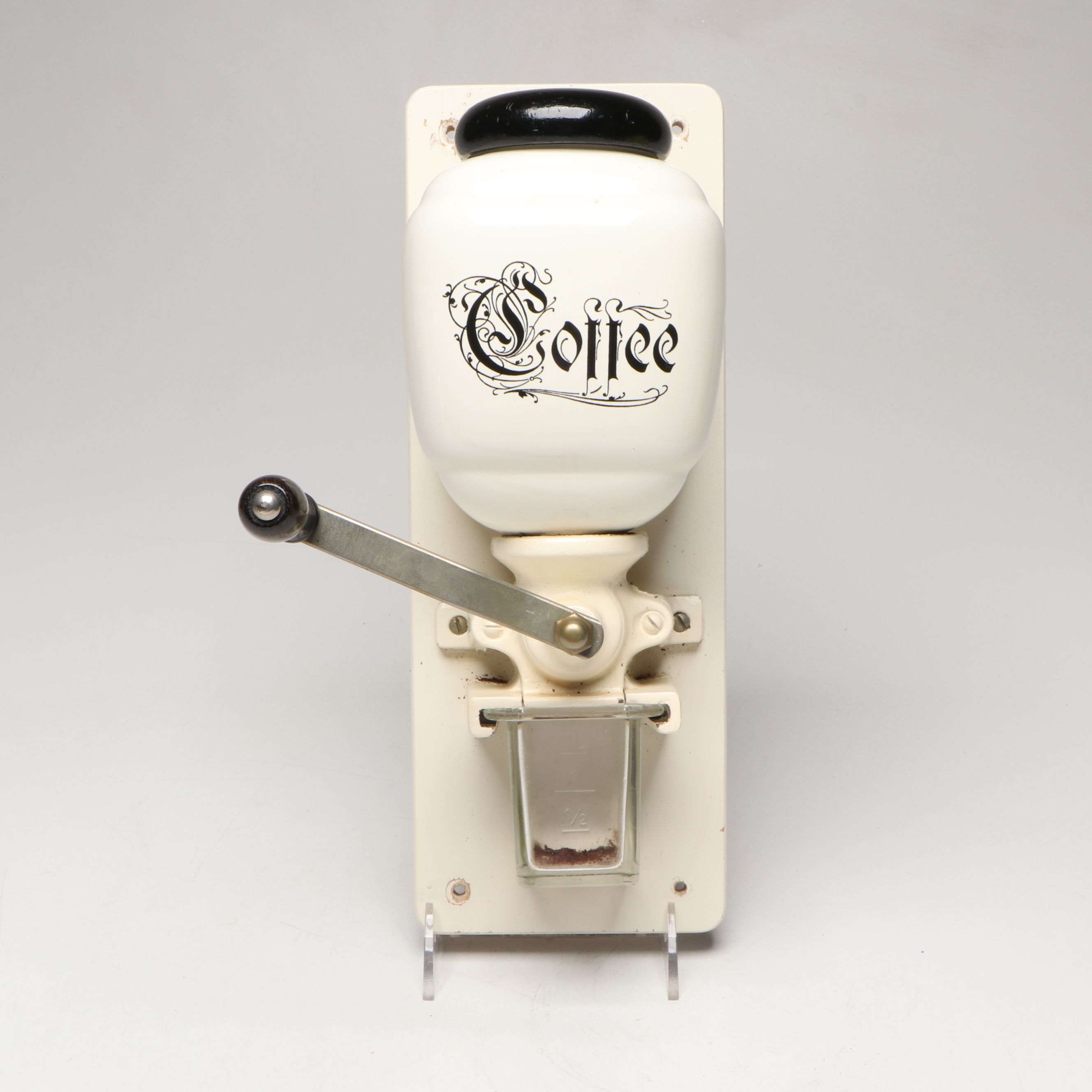 Magic Hostess Vintage Ice Crusher with West German Ceramic Wall Coffee Grinder