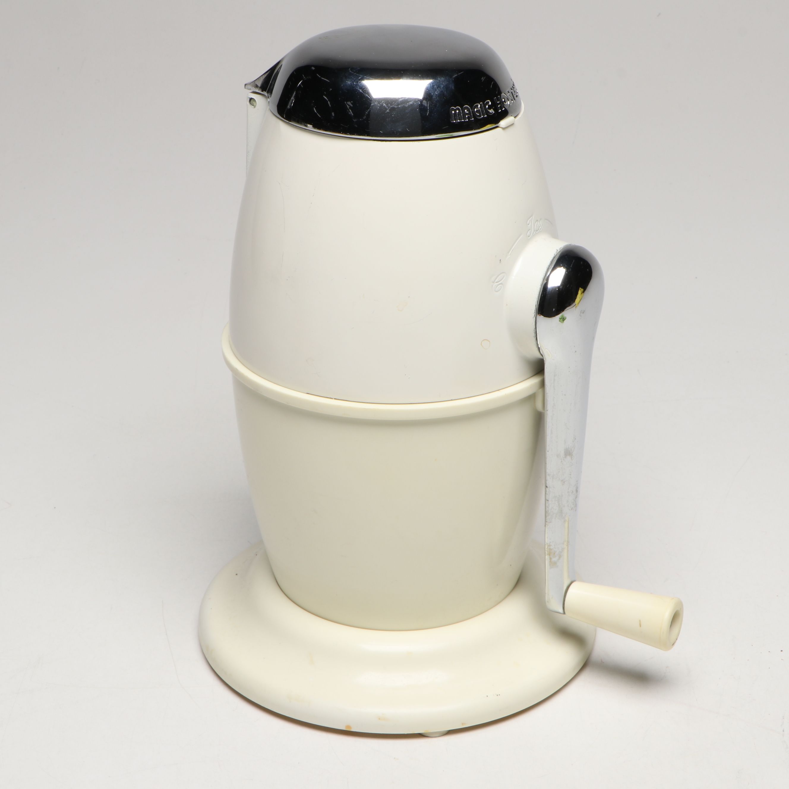 Magic Hostess Vintage Ice Crusher with West German Ceramic Wall Coffee Grinder