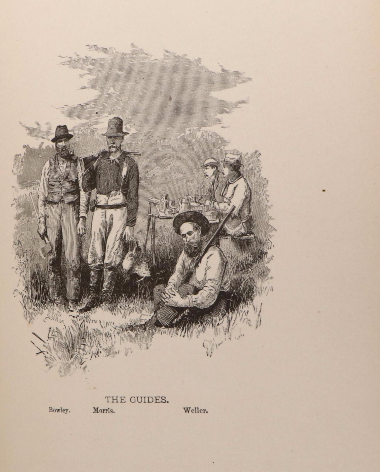 Illustrated "Canoe and Camera" by Thomas Sedgwick Steele with Map, 1880