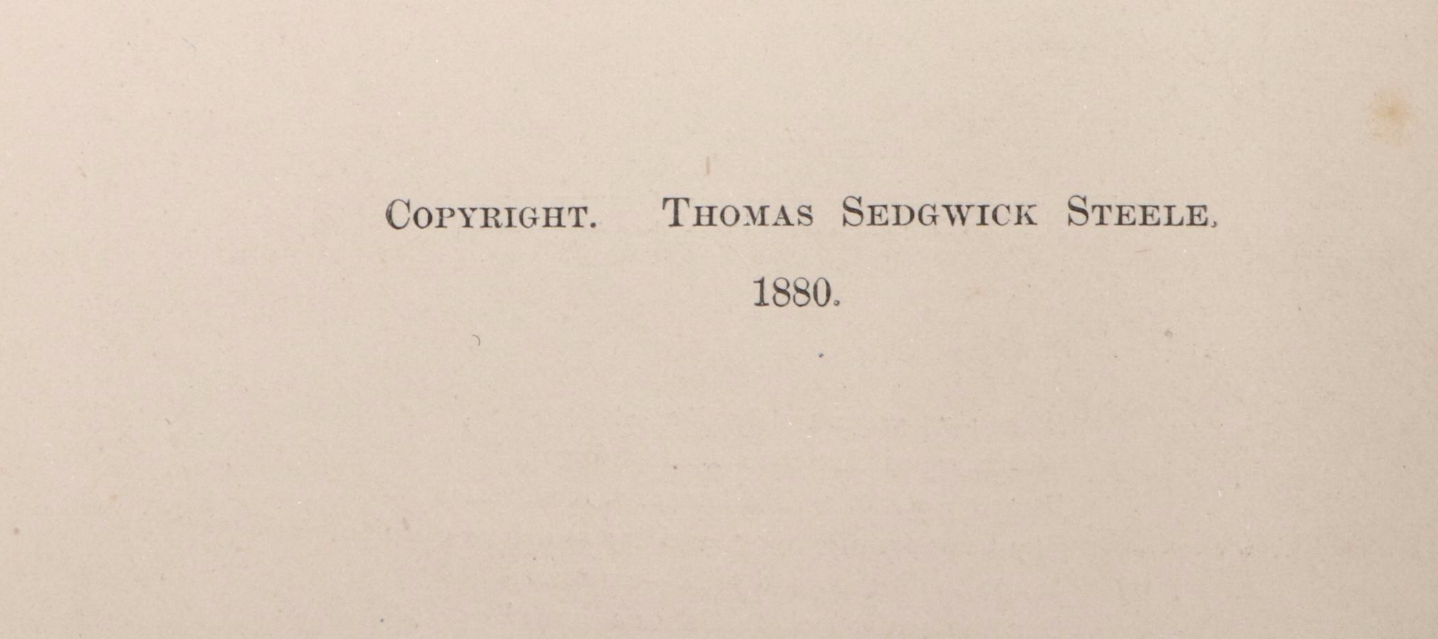 Illustrated "Canoe and Camera" by Thomas Sedgwick Steele with Map, 1880