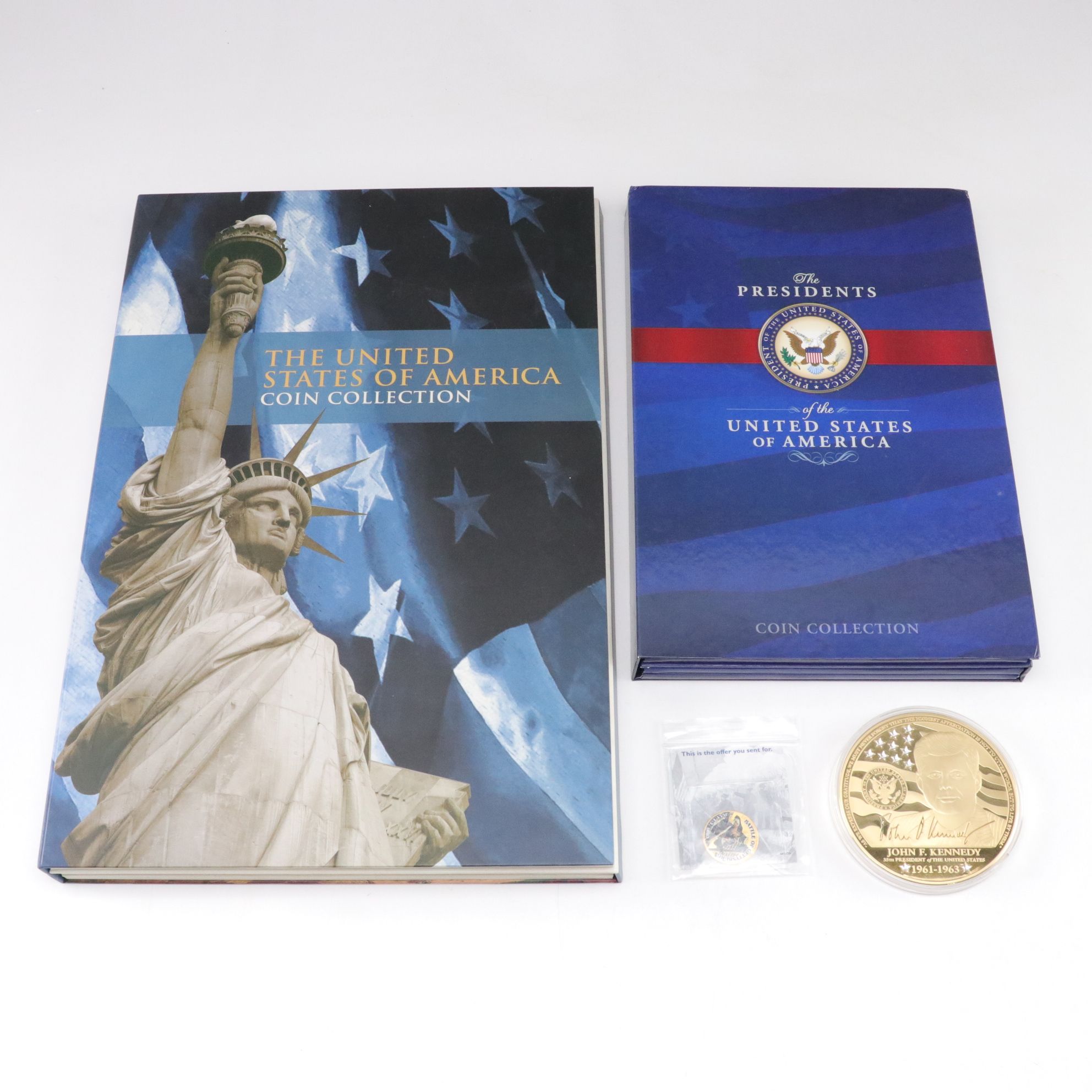 Gold Toned U.S. President & State Commemorative Coins