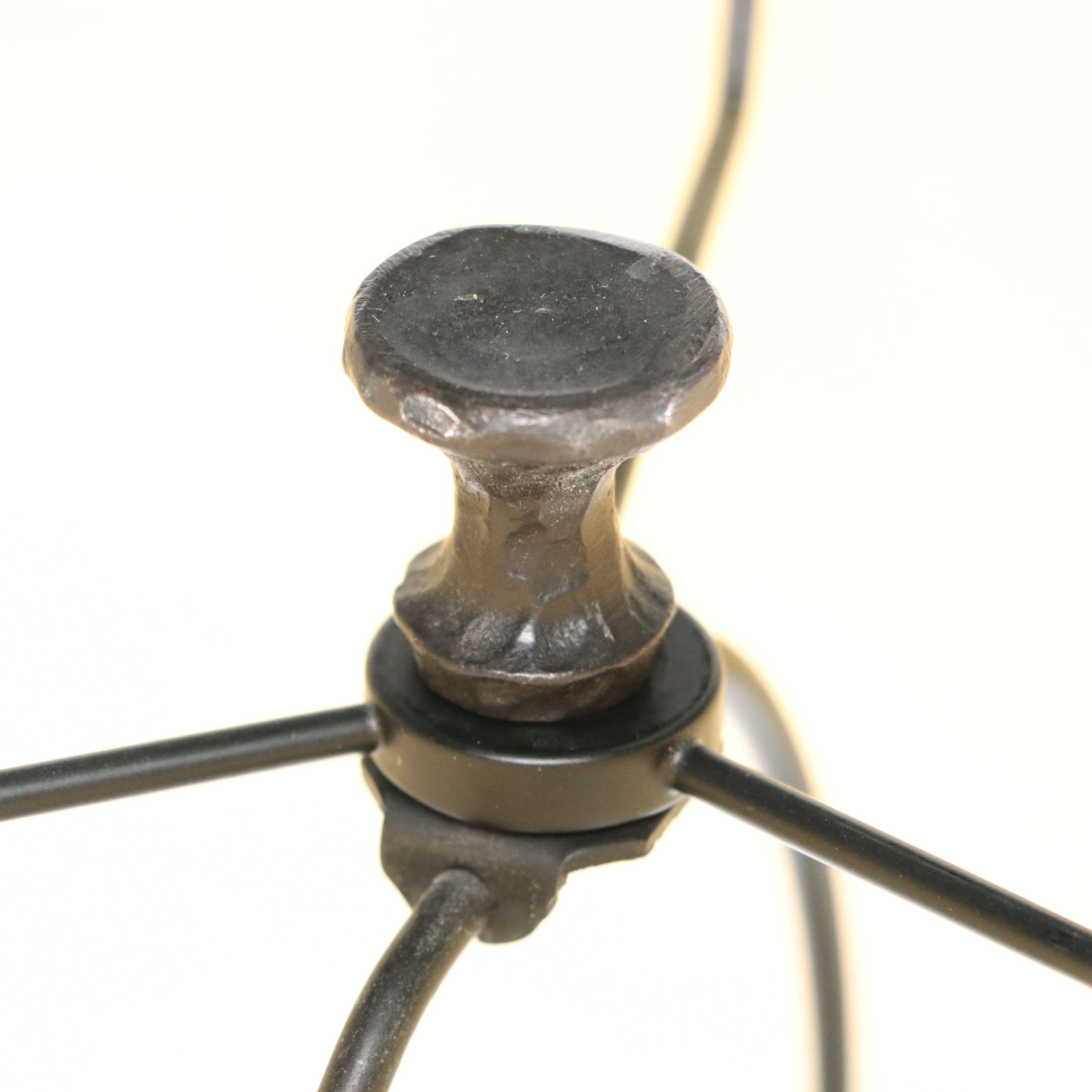 Hammered Metal Floor Lamp, Manner of Giacometti