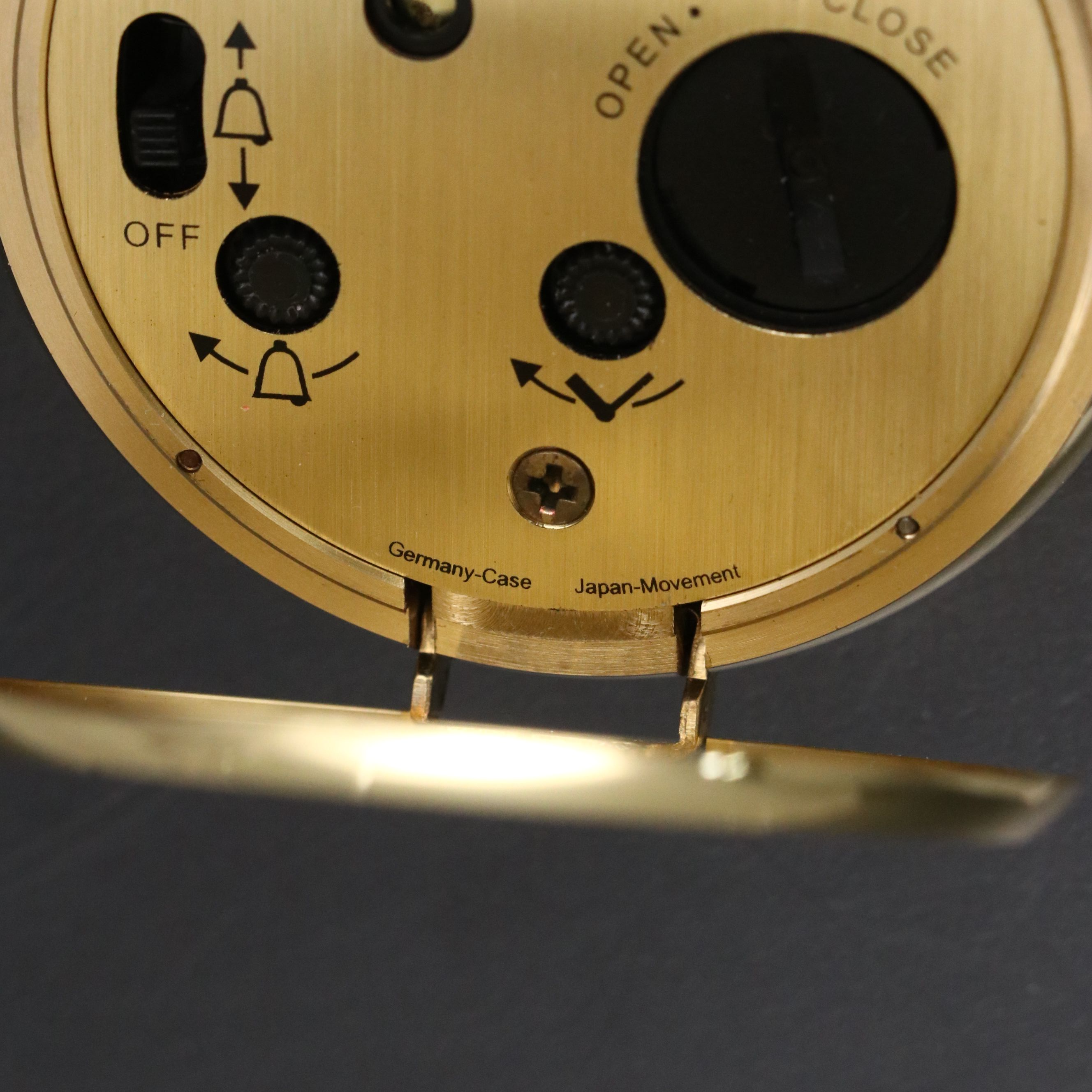 Tiffany & Co. Portfolio Brass Travel Clock