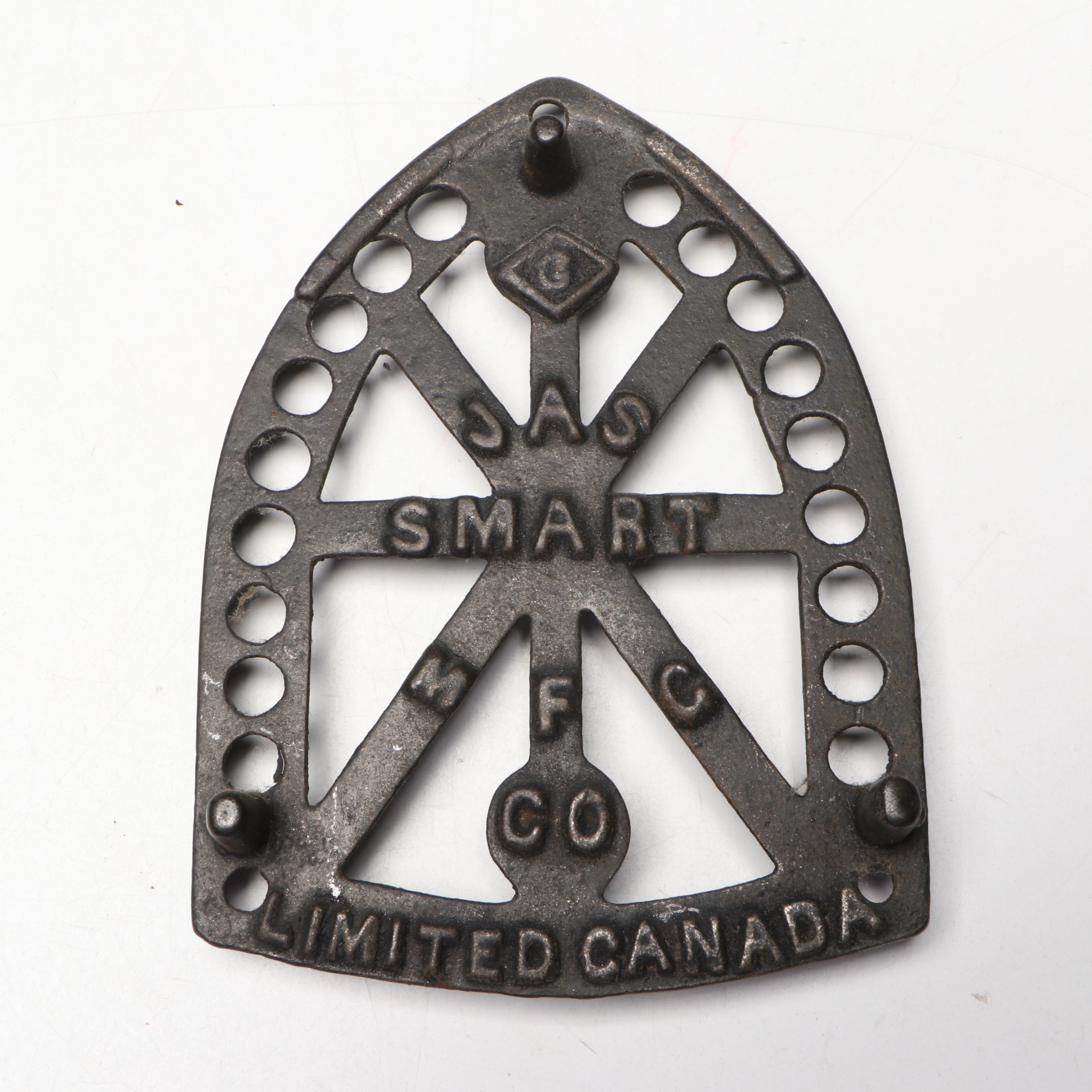 Cast Iron Trivets and Bootjack with Candleholder and More Metalware