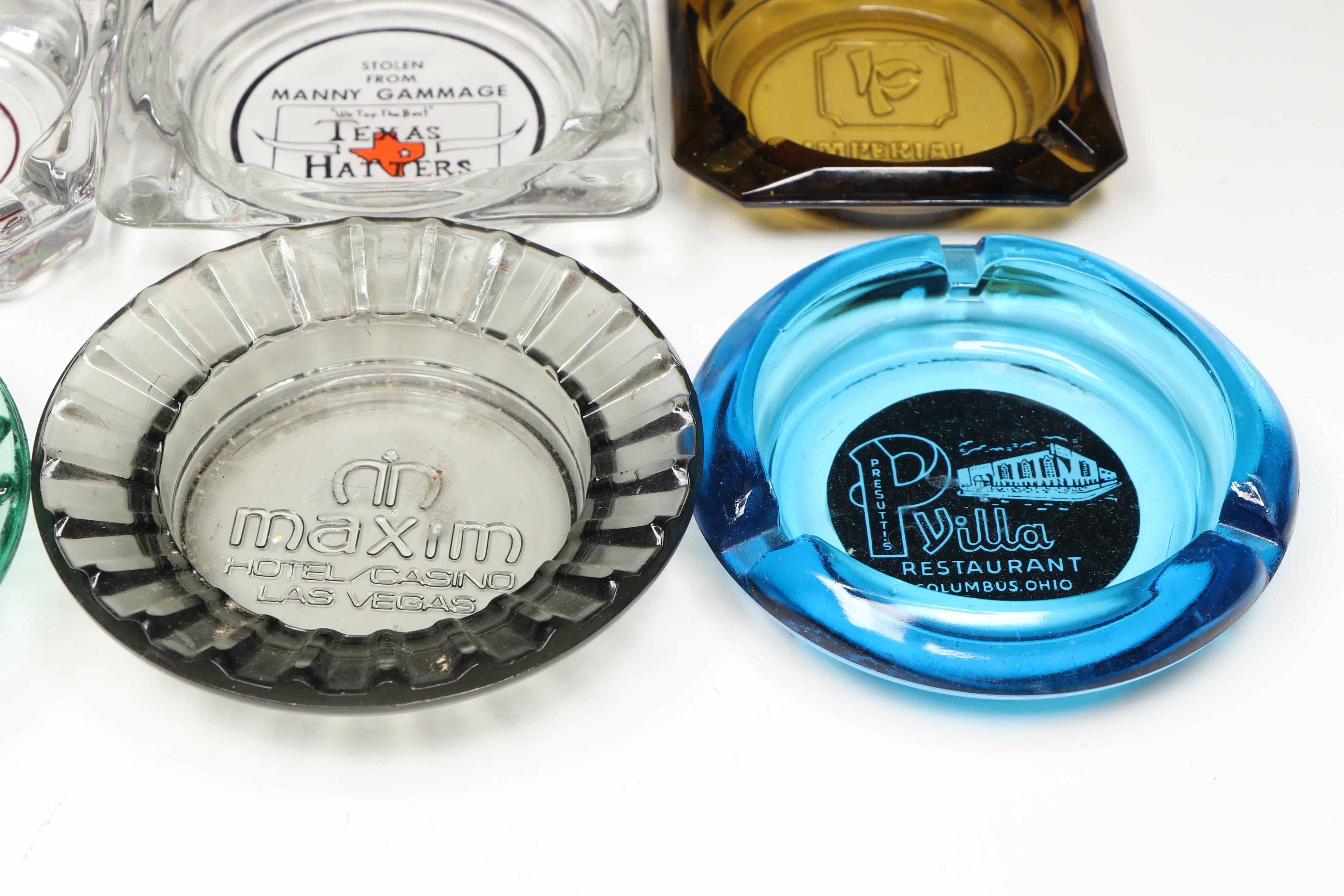 Maxim and Thunderbird Hotels with More Branded and Personalized Glass Ashtrays