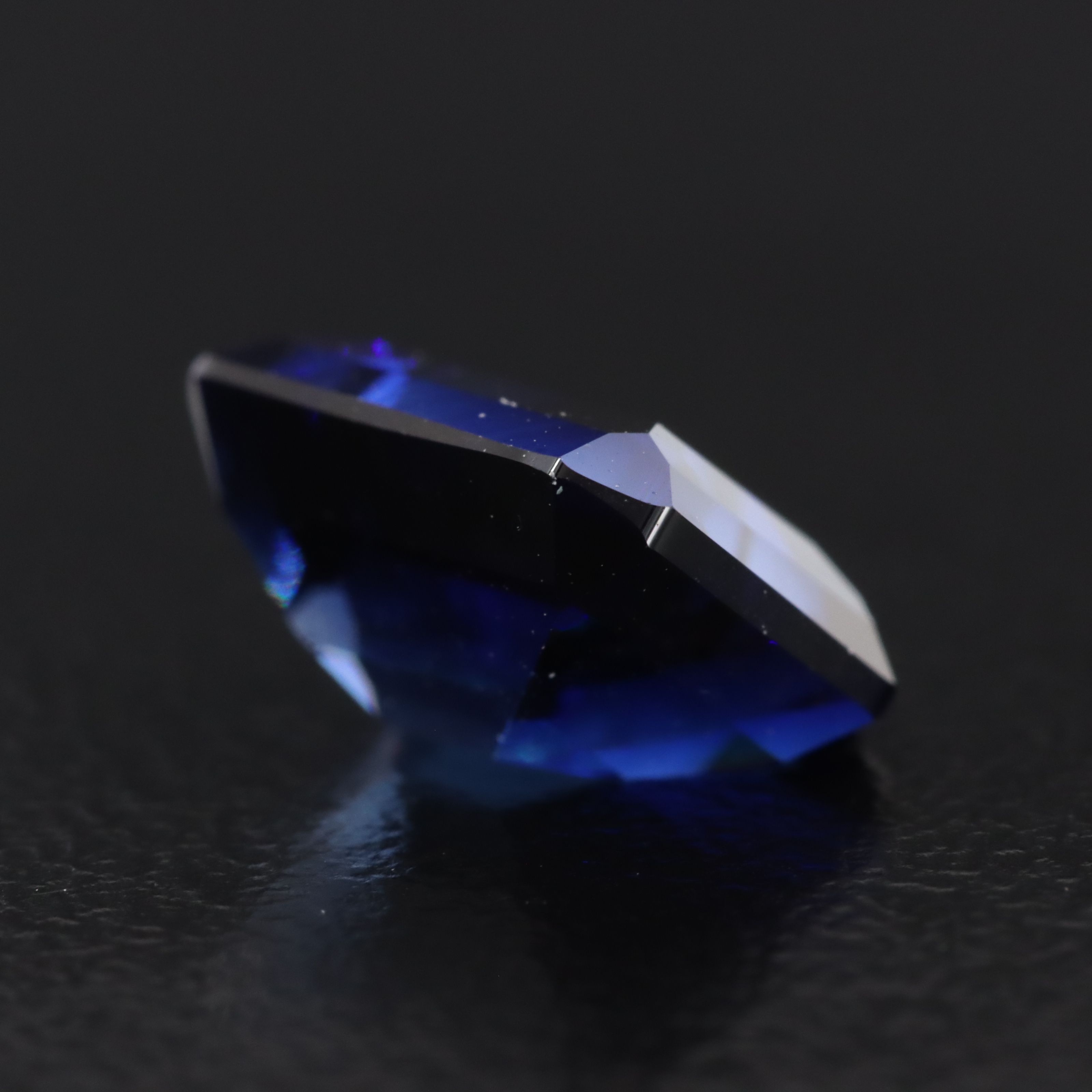Loose 4.24 CT Lab Grown Sapphire