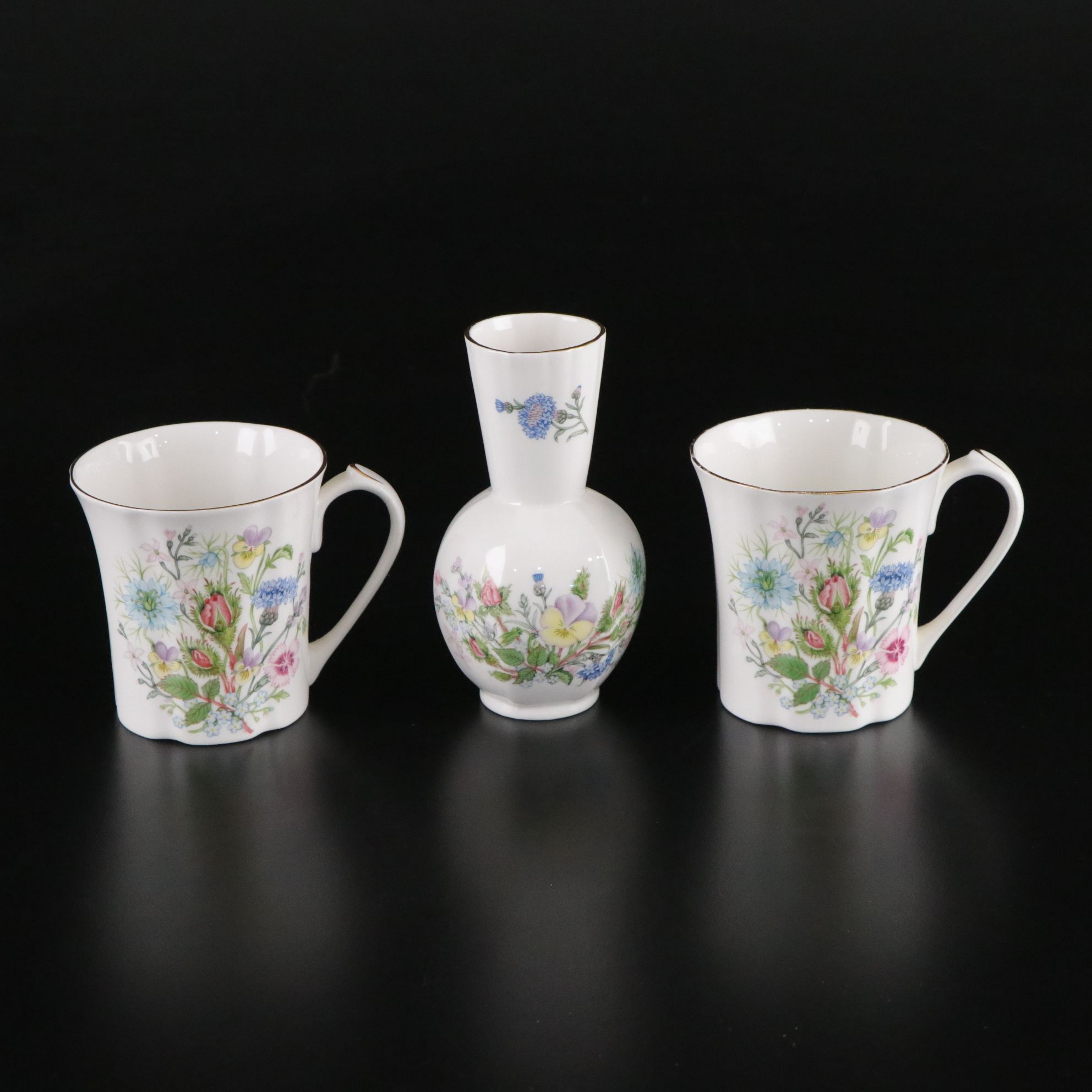 Aynsley "Wild Tudor" Bone China with Royal Crown Derby and Paragon Dinnerware