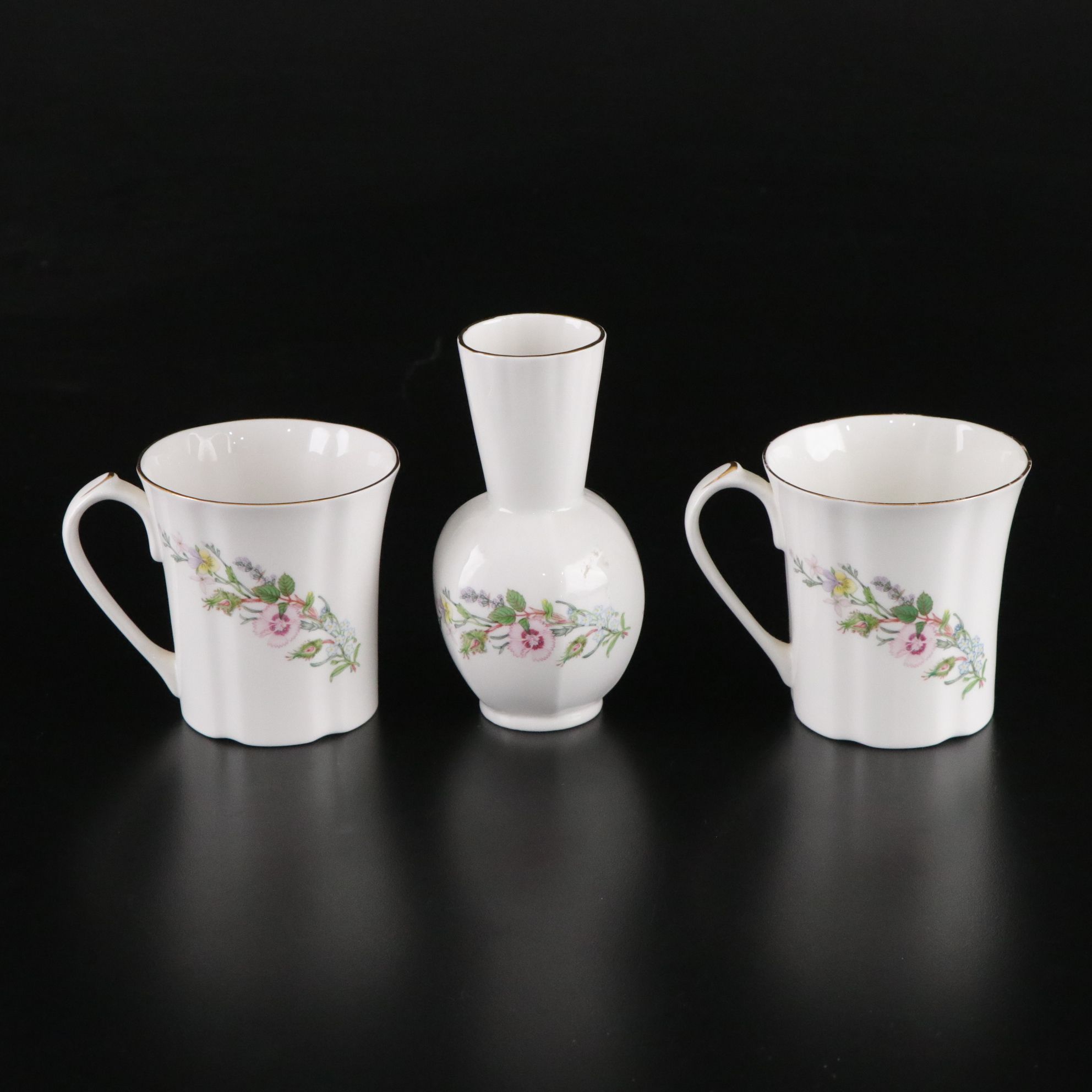 Aynsley "Wild Tudor" Bone China with Royal Crown Derby and Paragon Dinnerware