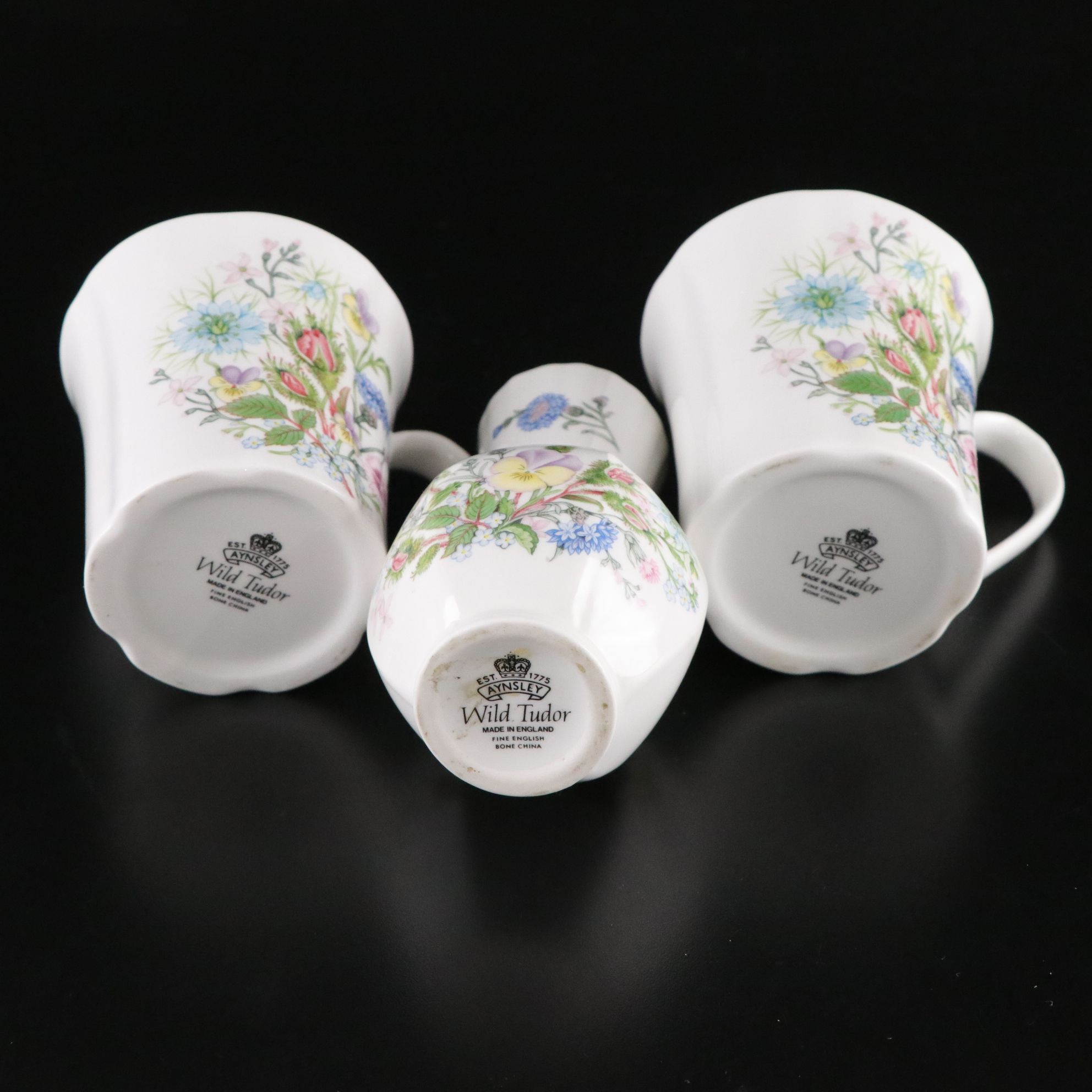 Aynsley "Wild Tudor" Bone China with Royal Crown Derby and Paragon Dinnerware