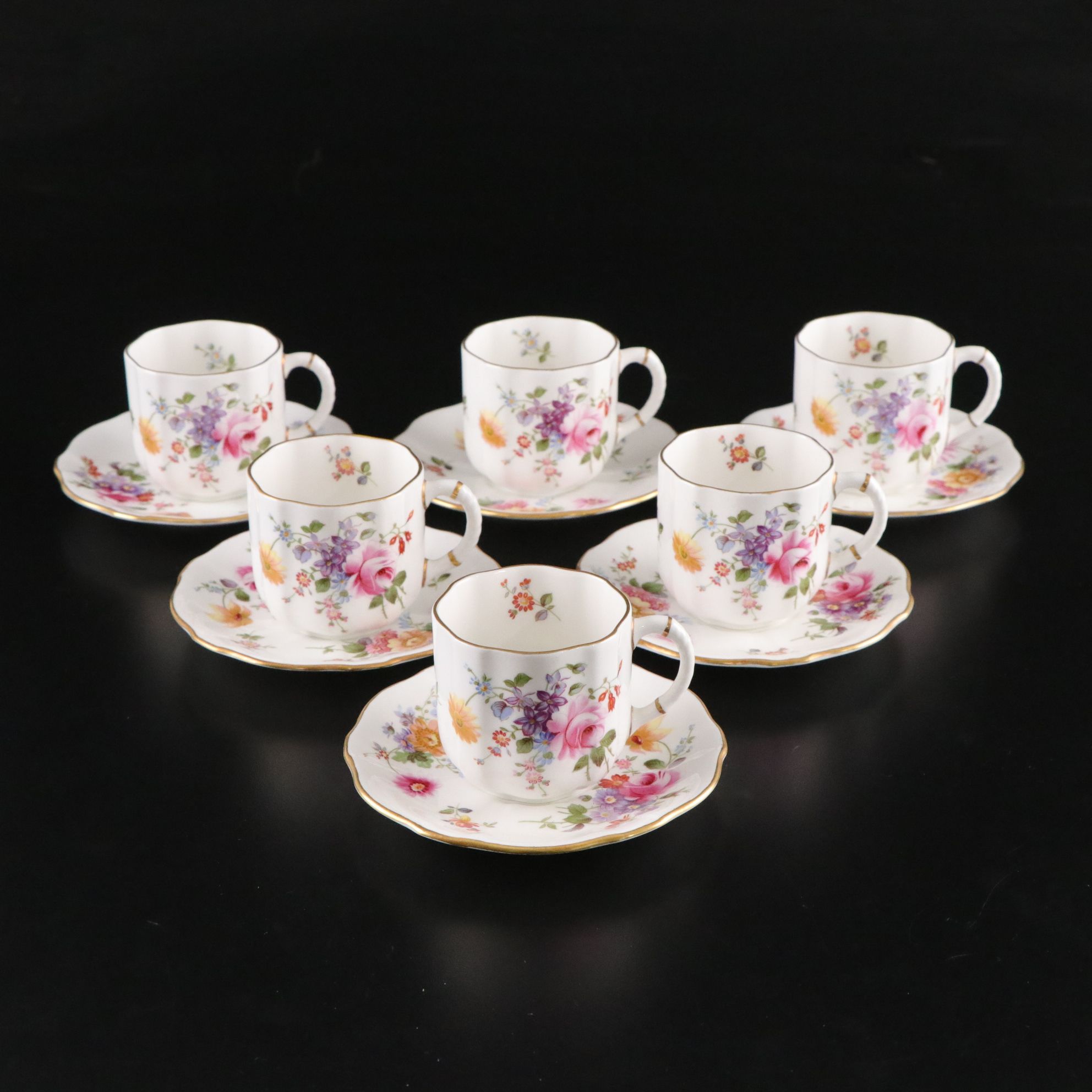 Aynsley "Wild Tudor" Bone China with Royal Crown Derby and Paragon Dinnerware