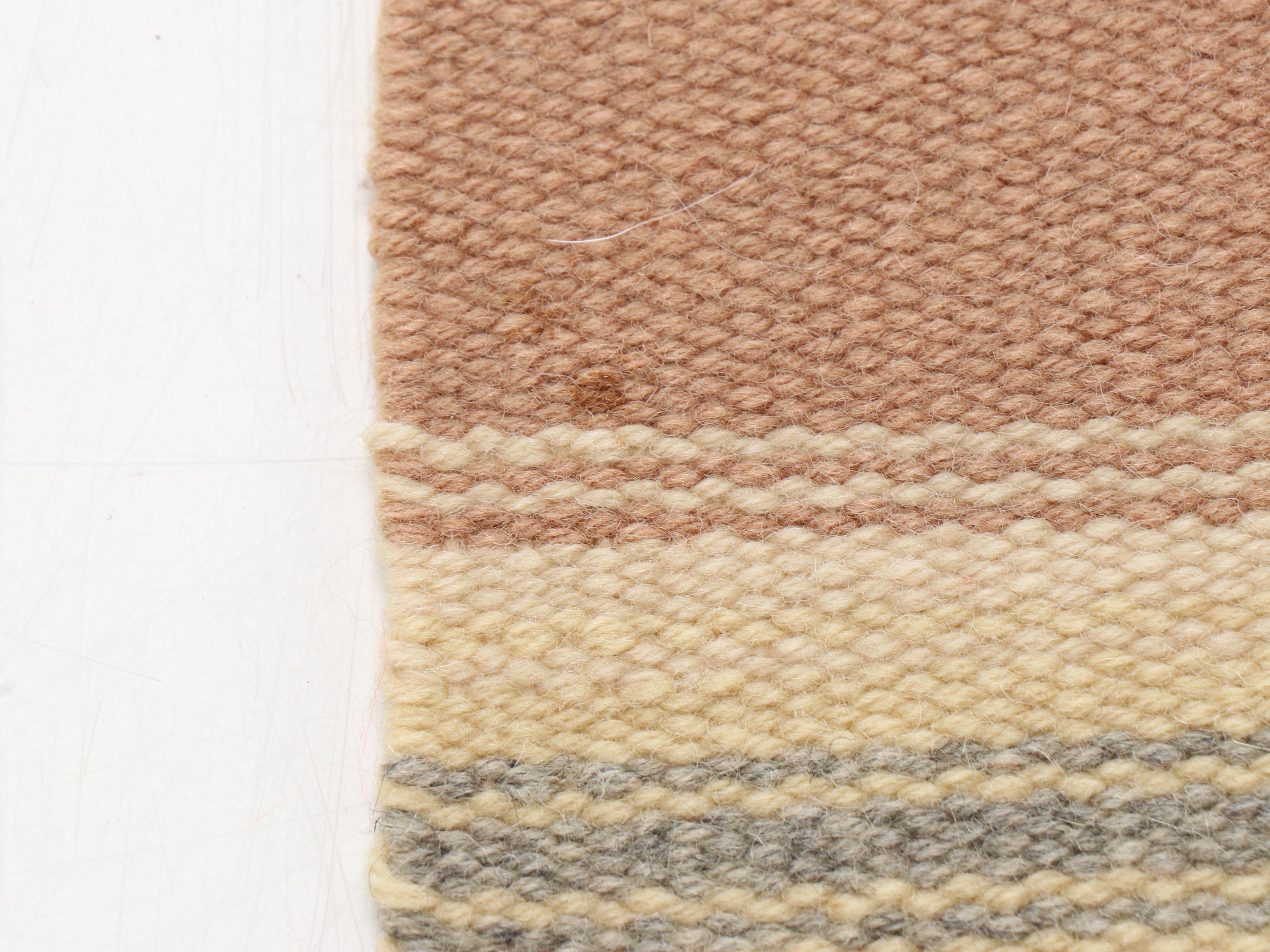 Three Handwoven Southwestern Style Accent Rugs Including Mexican Chimayo