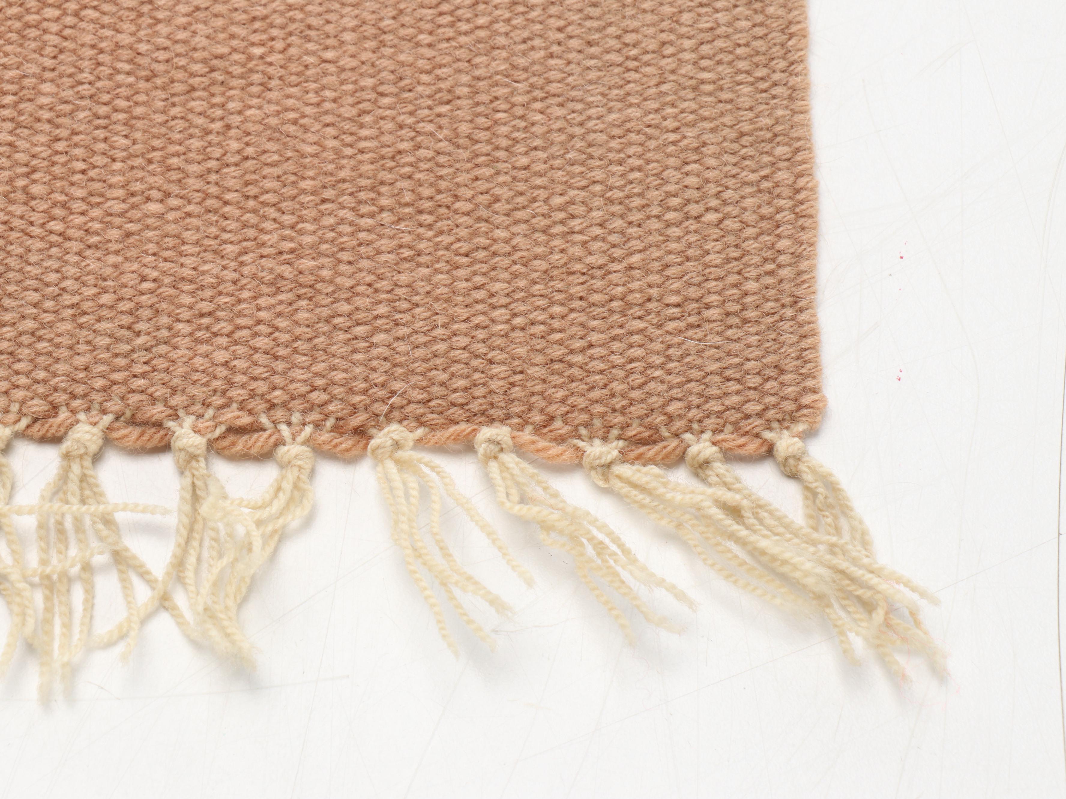 Three Handwoven Southwestern Style Accent Rugs Including Mexican Chimayo