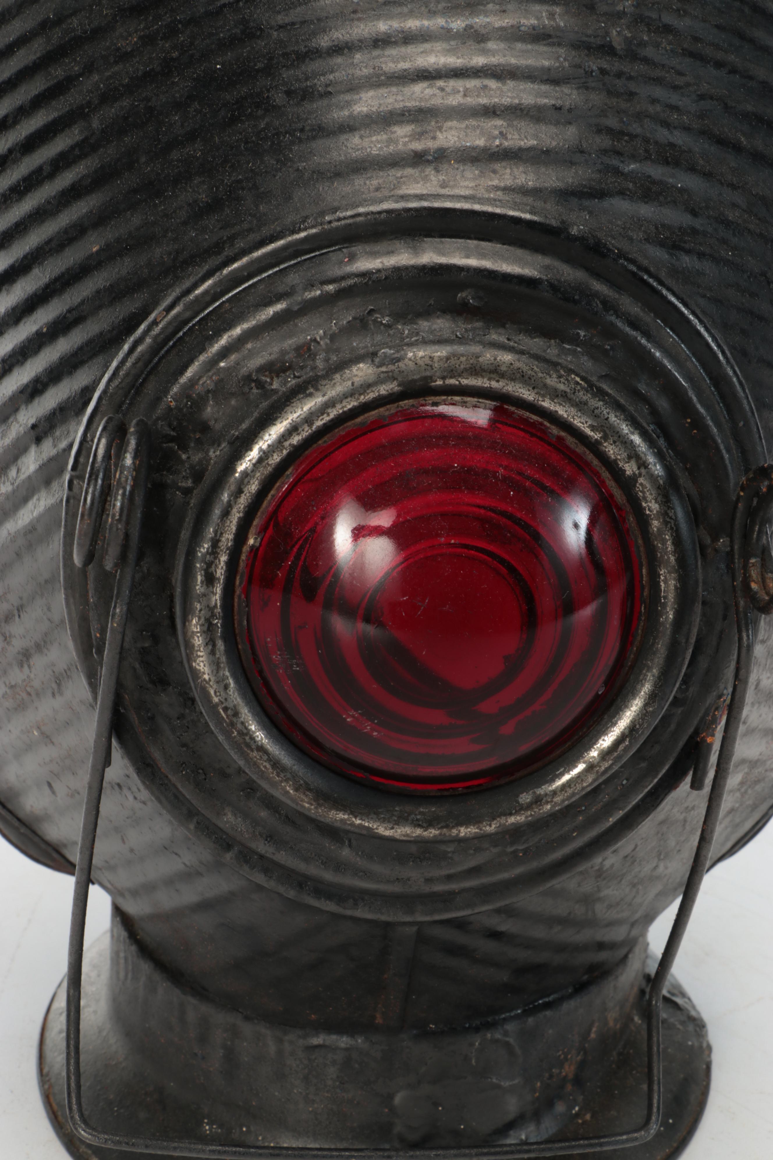 Canadian Railway Antique Signal Lantern, 1912