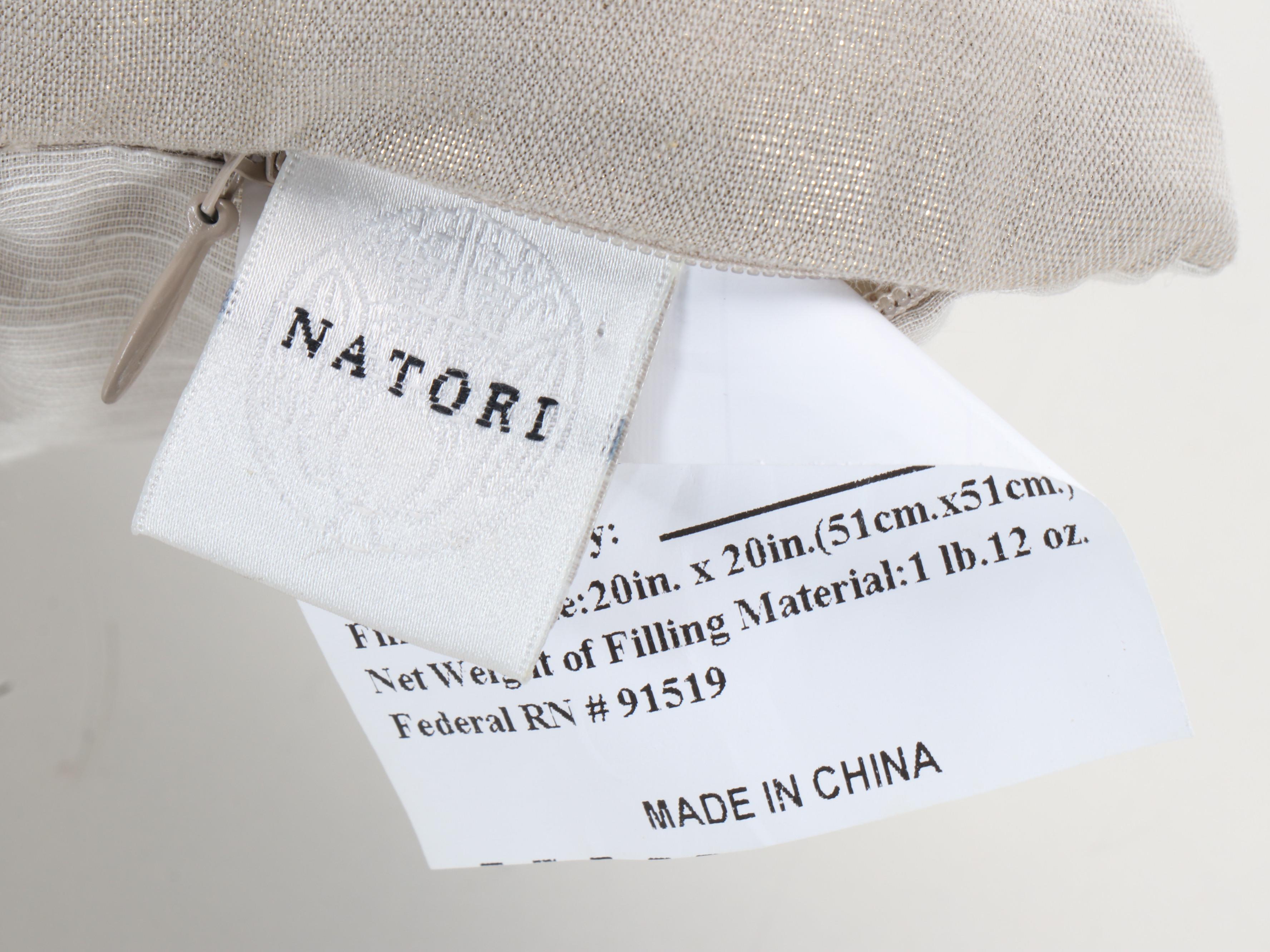 Natori Linen and Cotton Duvet Sham with More Bedding and Pillows