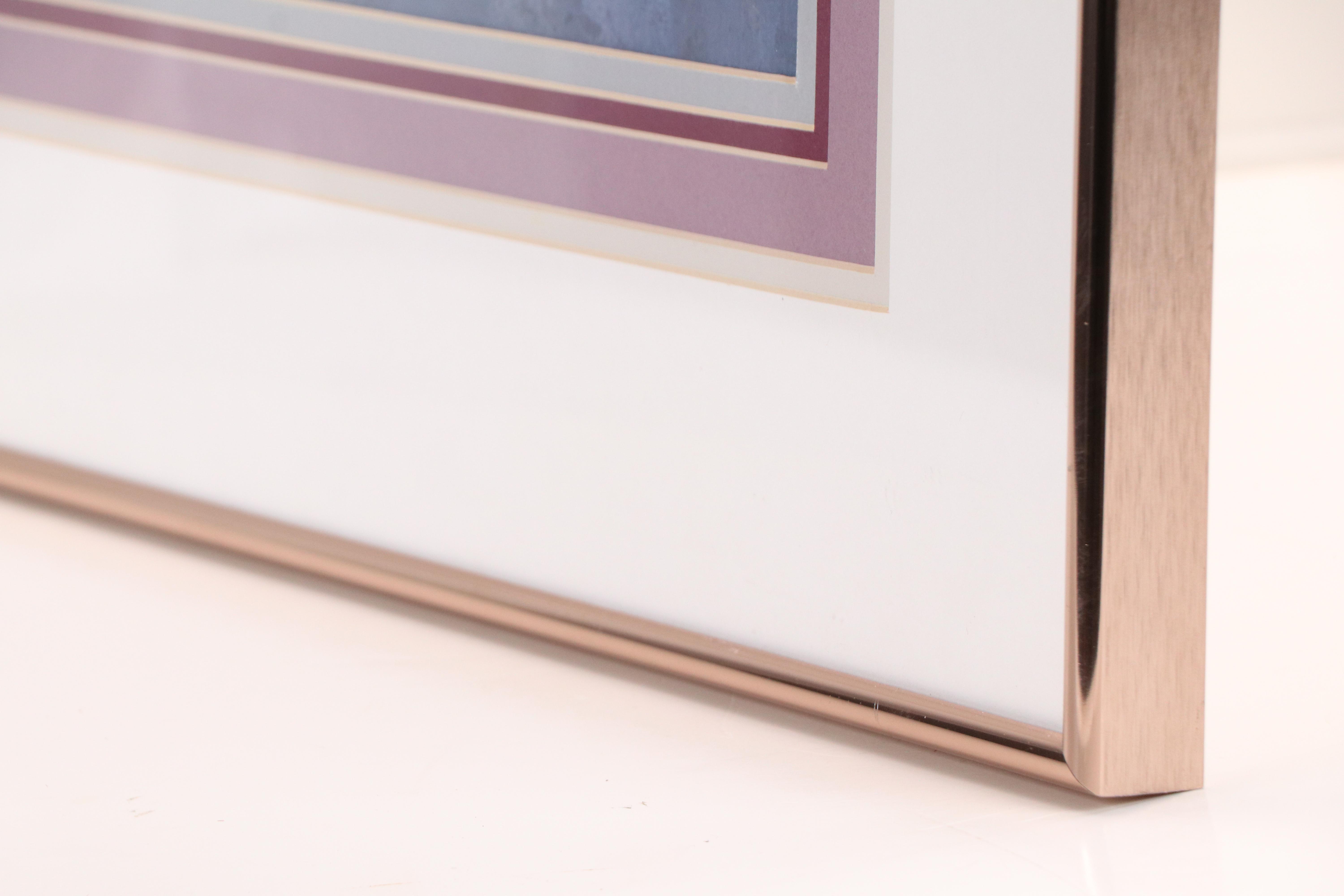 Alix Thayer Figural Mixed Media Painting of Seated Nude Woman