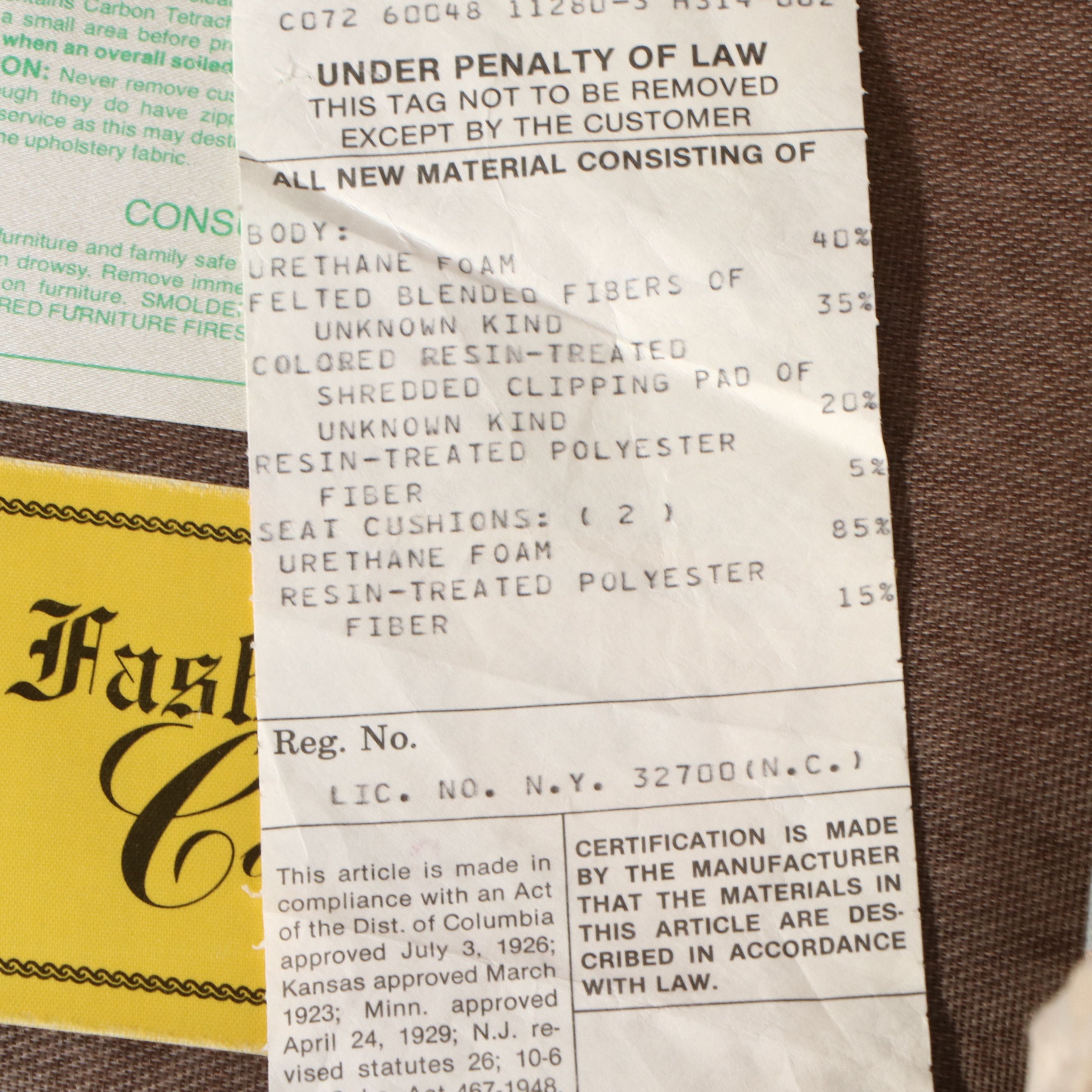 Fashion Hill Collection Chippendale Style Upholstered Camelback Sofa