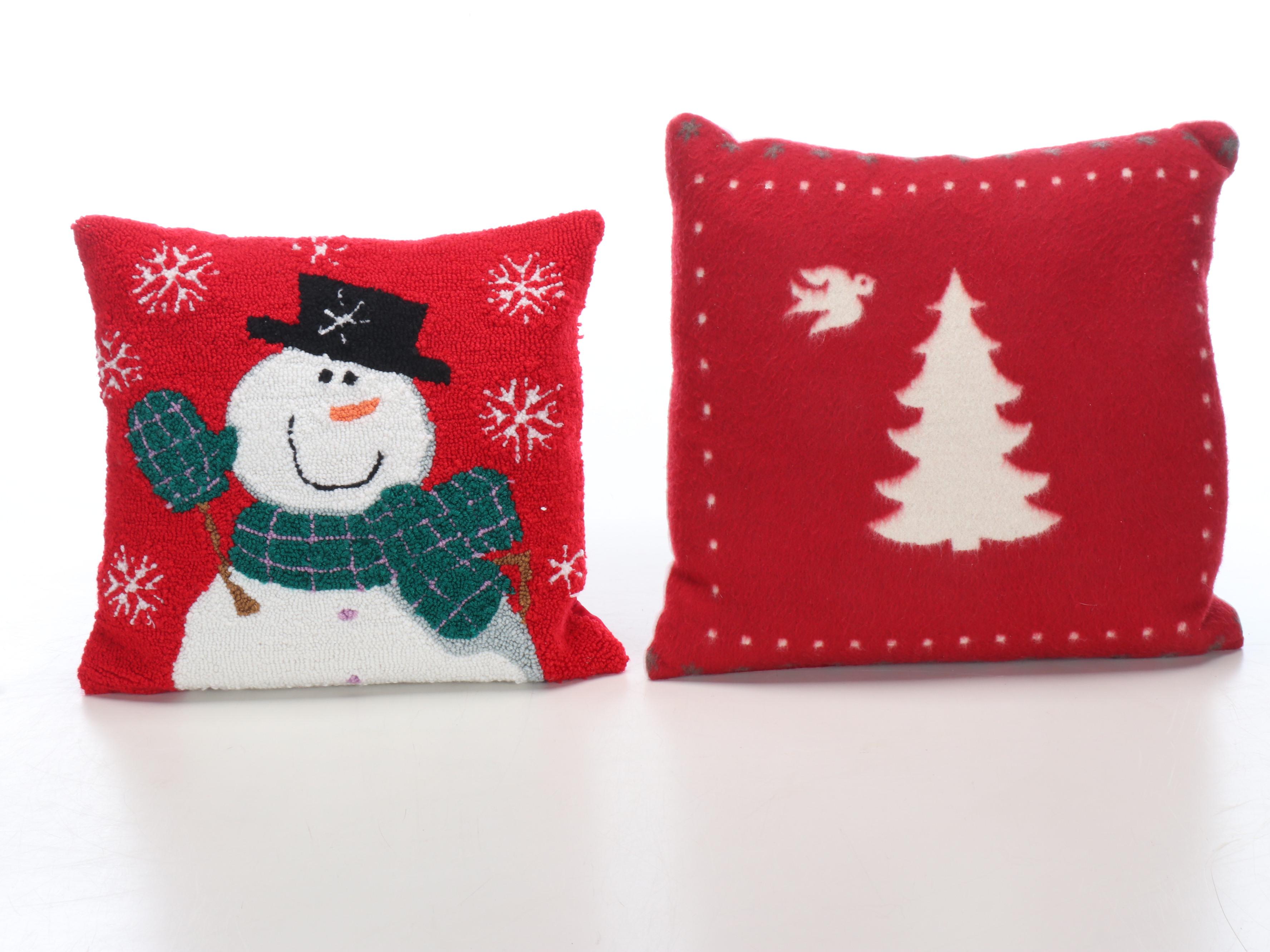 Hinges, Crate & Barrel, and More Christmas Throw Pillows and Coasters