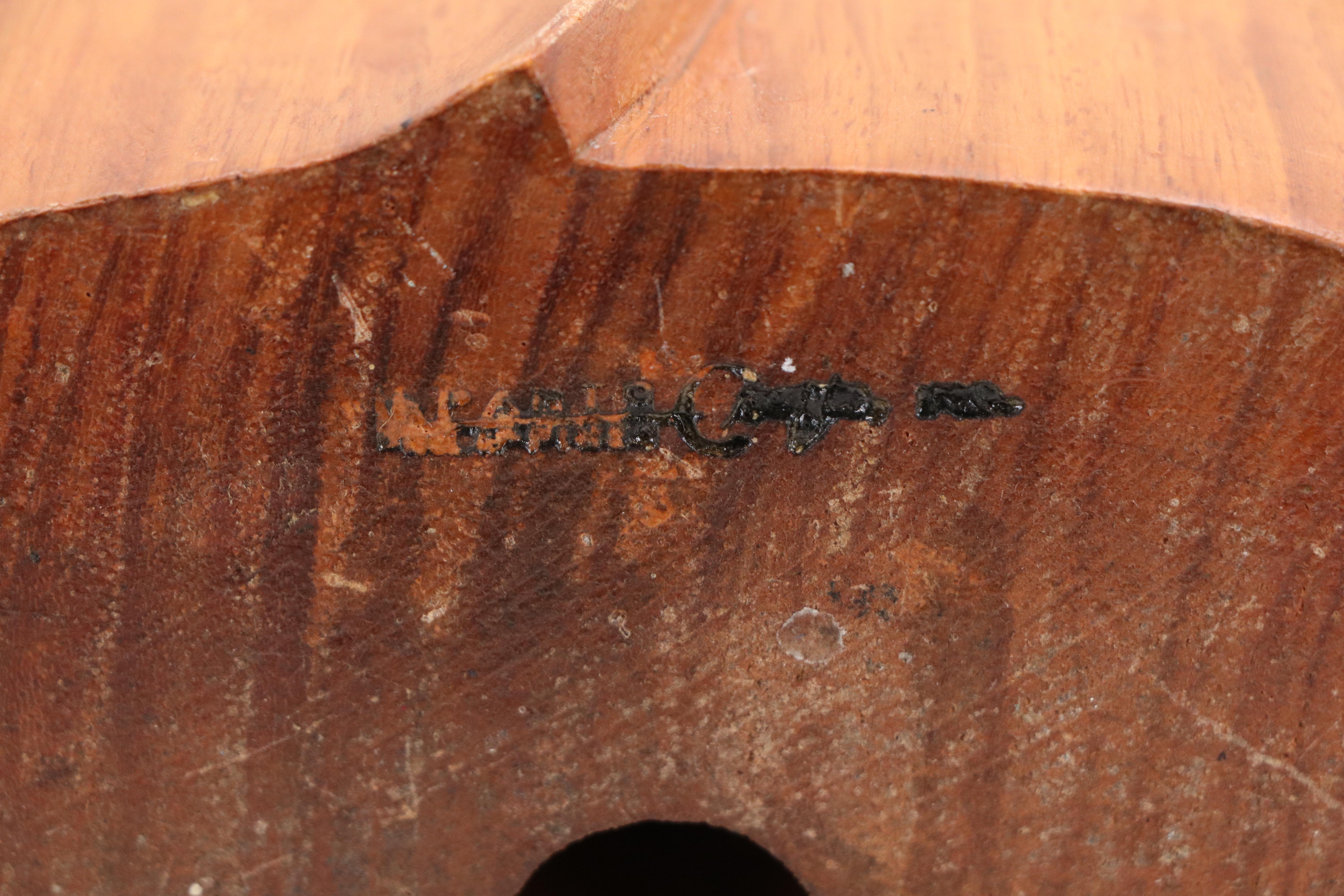 Lepanto Crafts Stylized Carved Wooden Bust, Mid-20th Century
