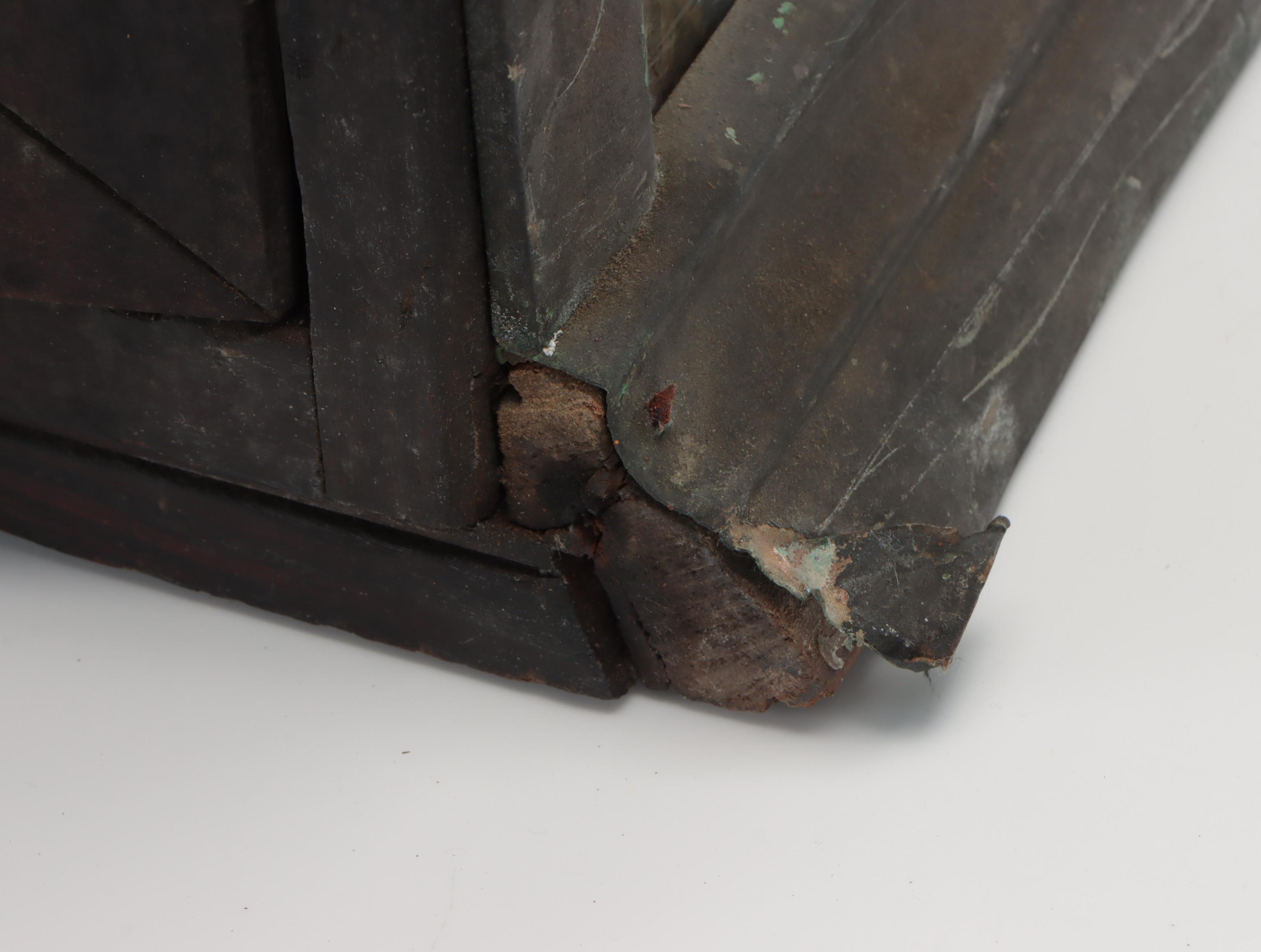American Primitive Wooden and Glass Store Display Cabinet, Early 20th Century