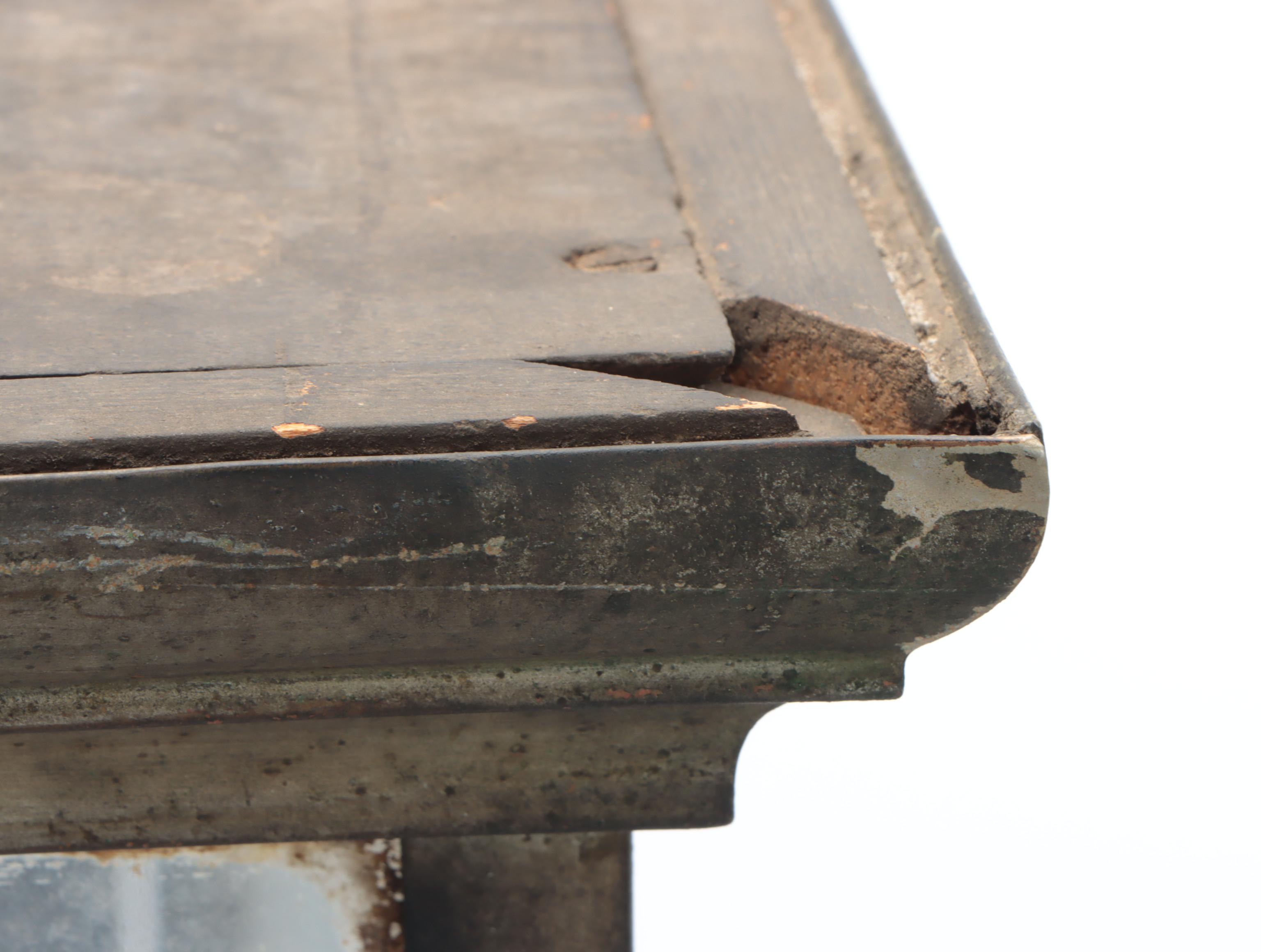 American Primitive Wooden and Glass Store Display Cabinet, Early 20th Century