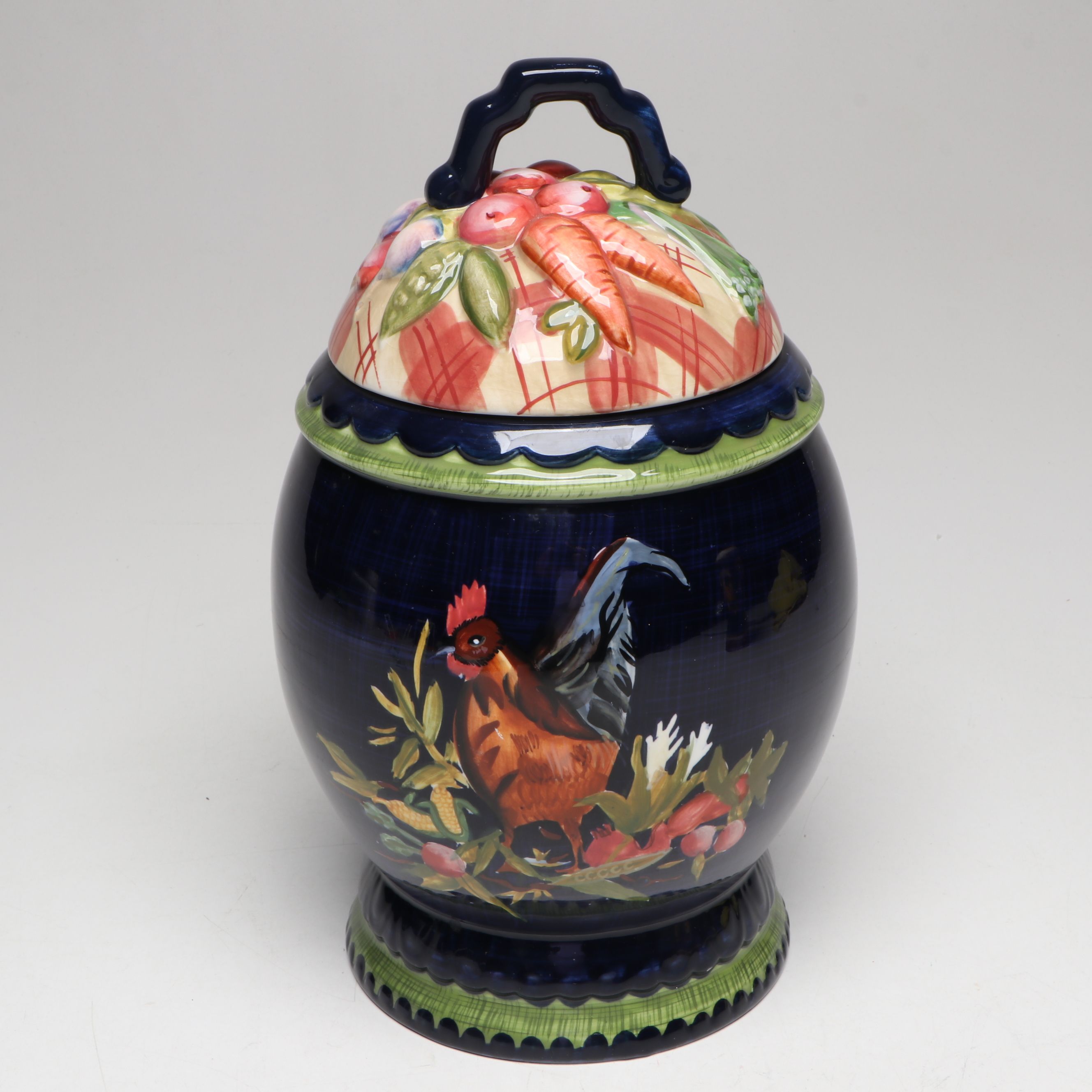 Terceira Azores Hand-Painted Platter and Other Ceramic Table Accessories