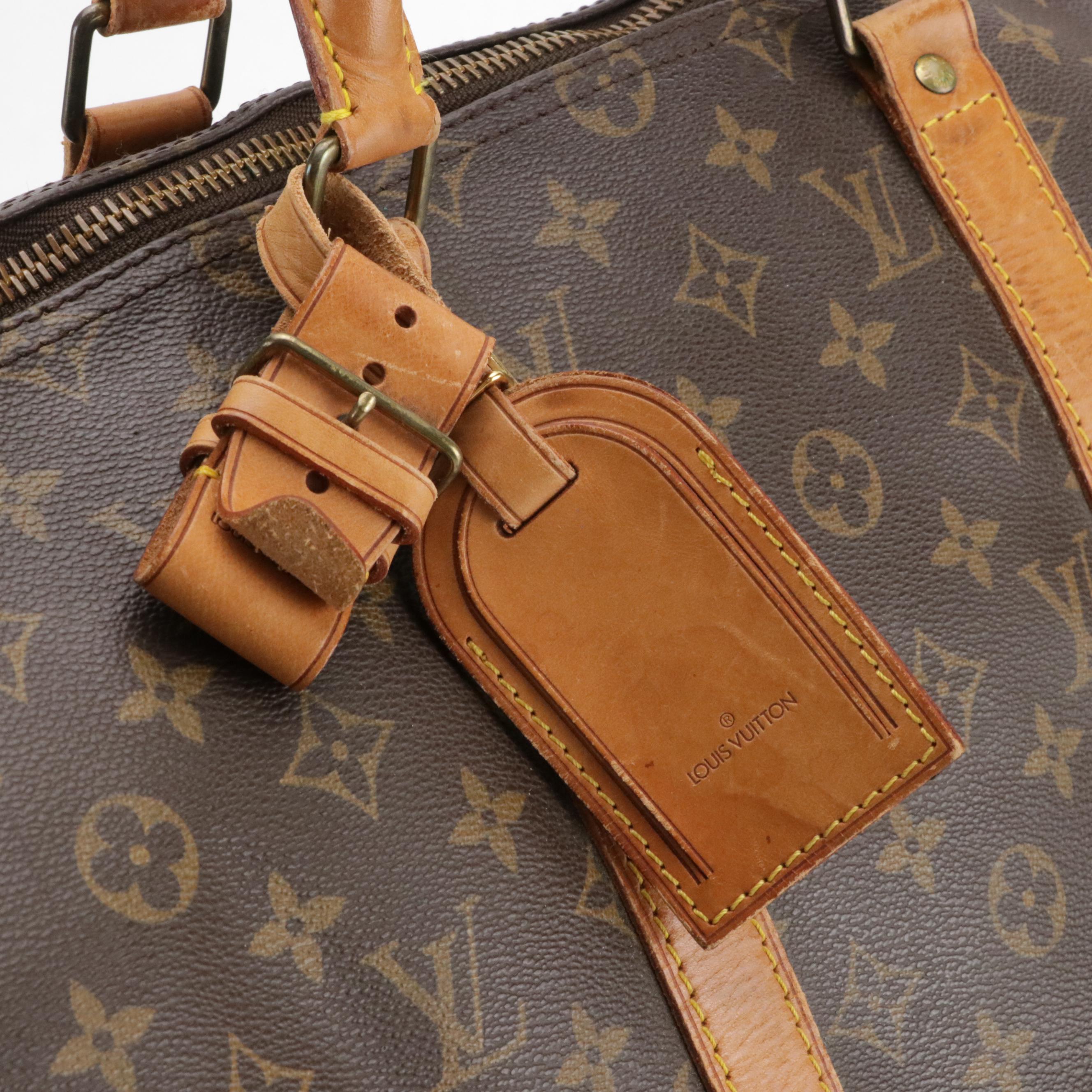 Louis Vuitton Keepall 45 in Monogram Canvas and Vachetta Leather