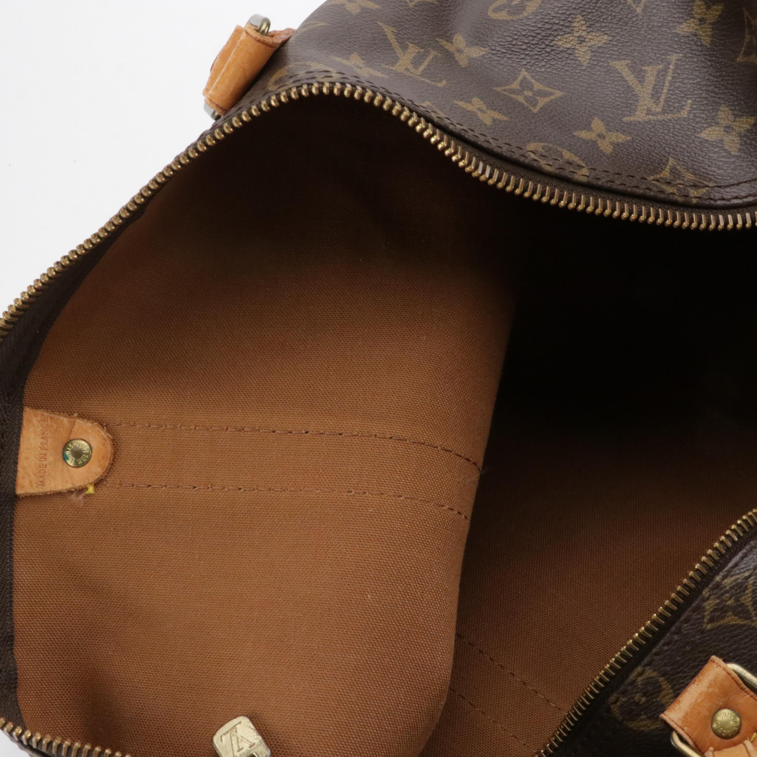 Louis Vuitton Keepall 45 in Monogram Canvas and Vachetta Leather