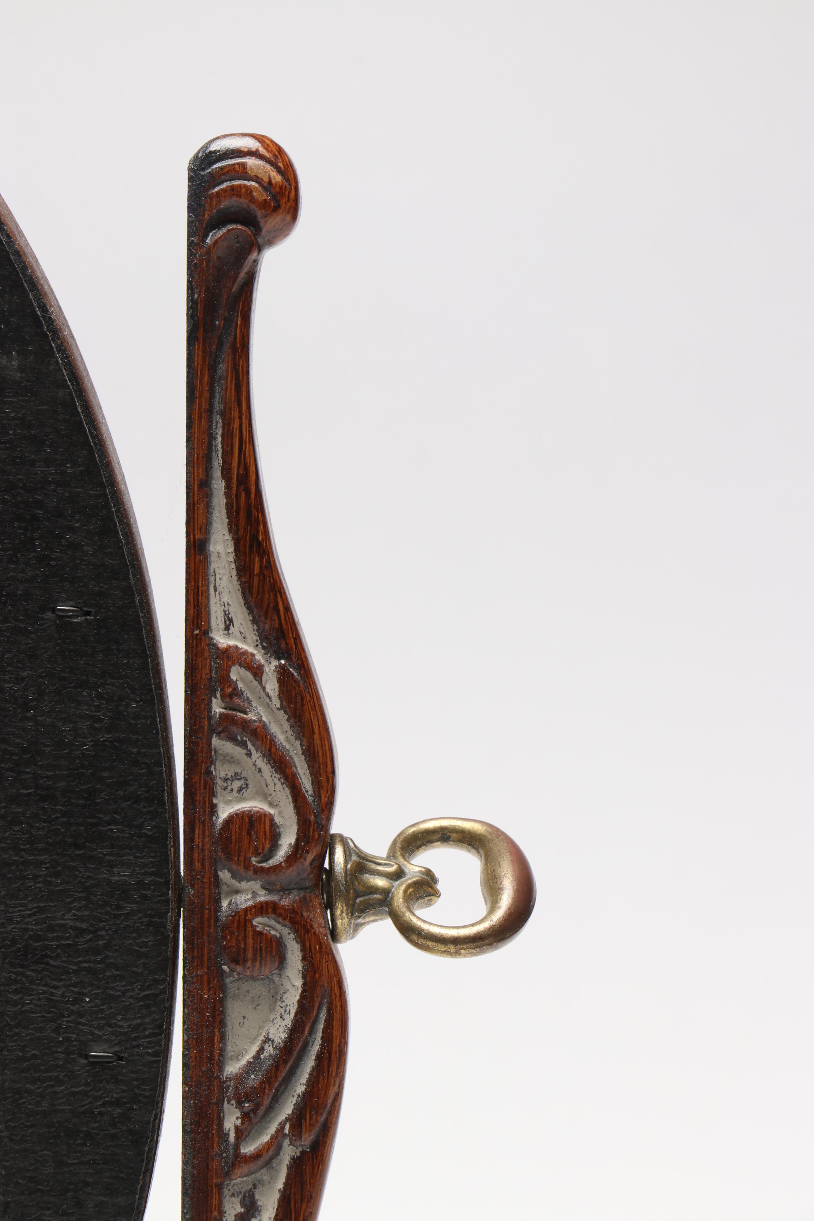 Victorian Style Faux Wood Vanity Mirror