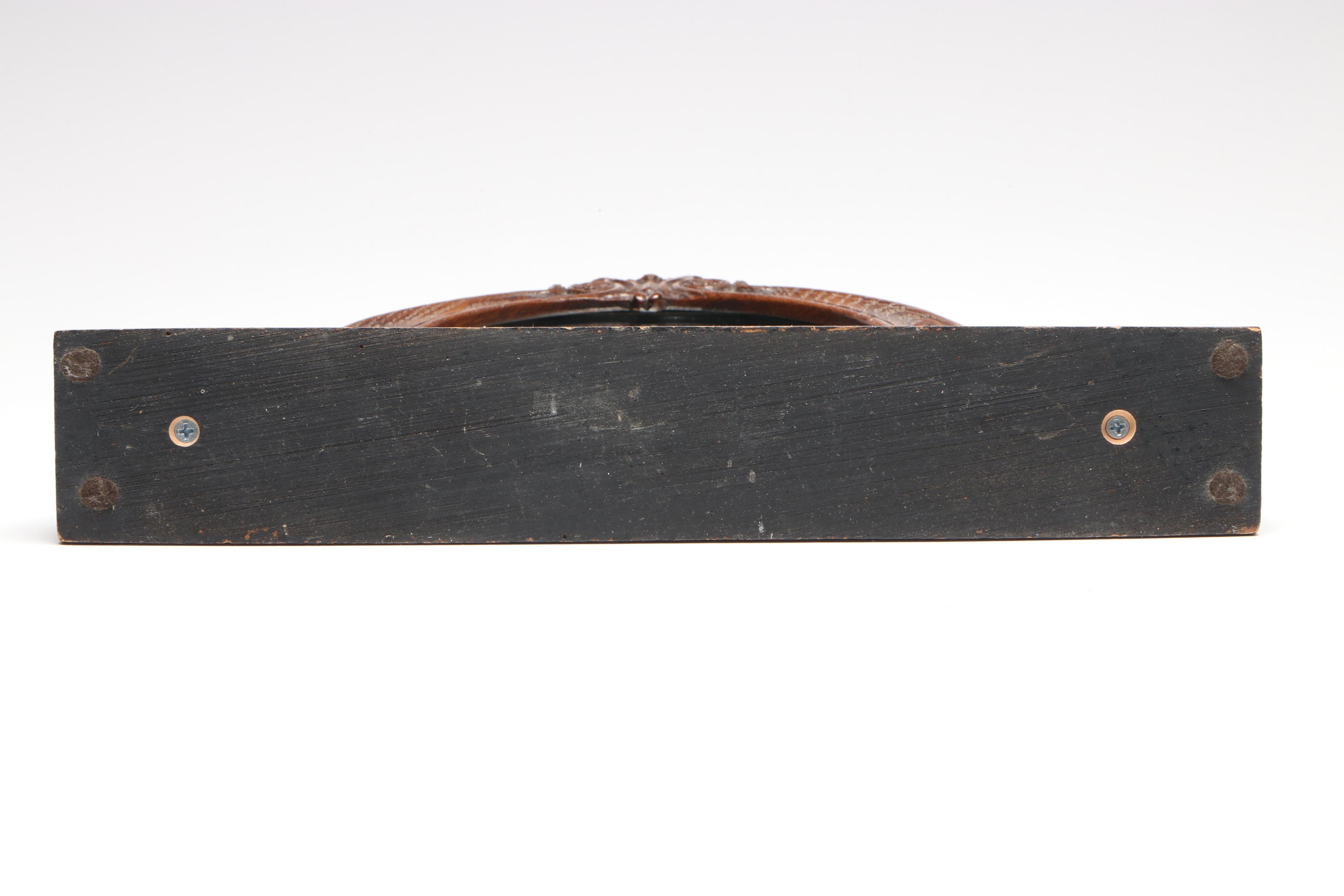 Victorian Style Faux Wood Vanity Mirror