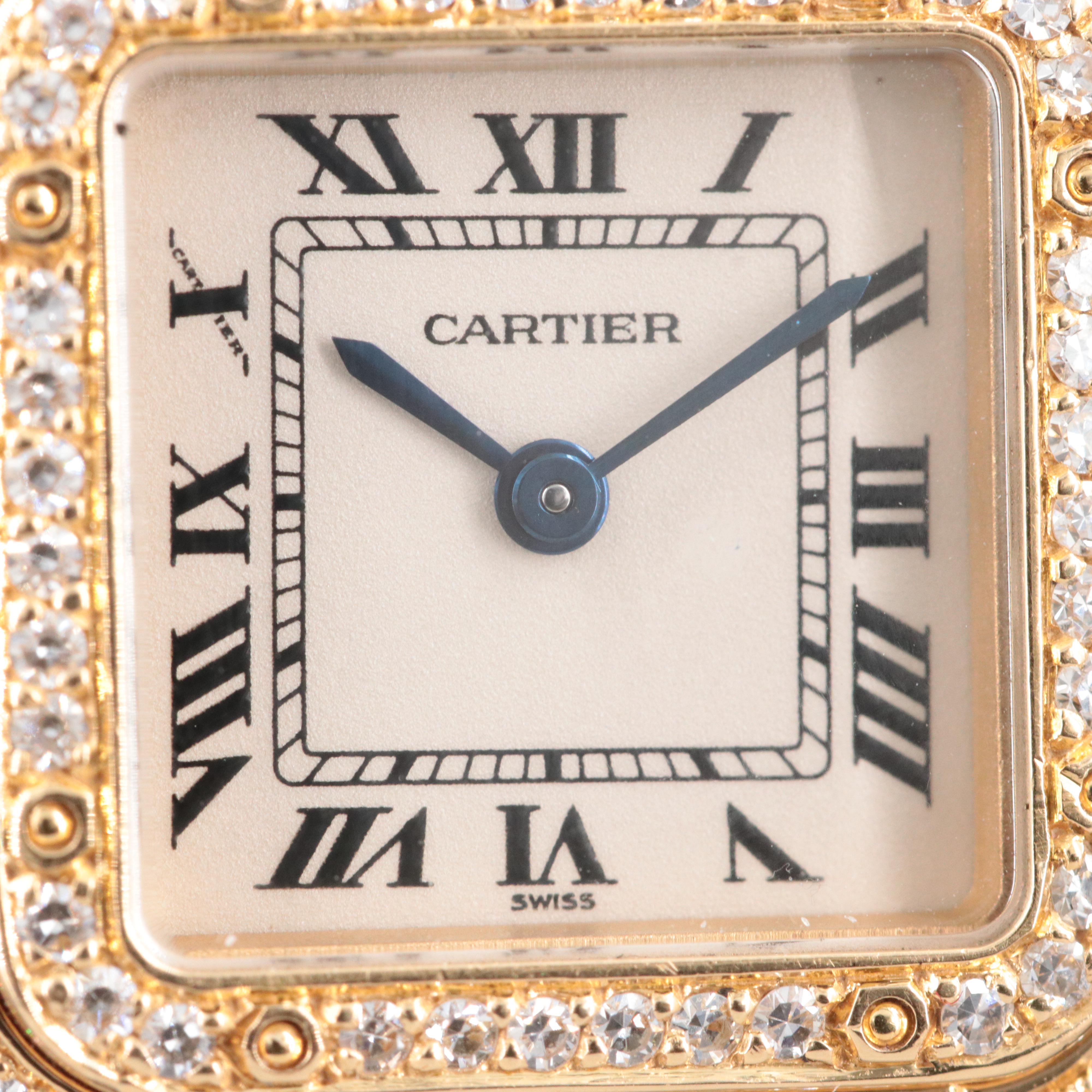 Cartier Panthere de Cartier 3.56 CTW Diamond 18K Watch