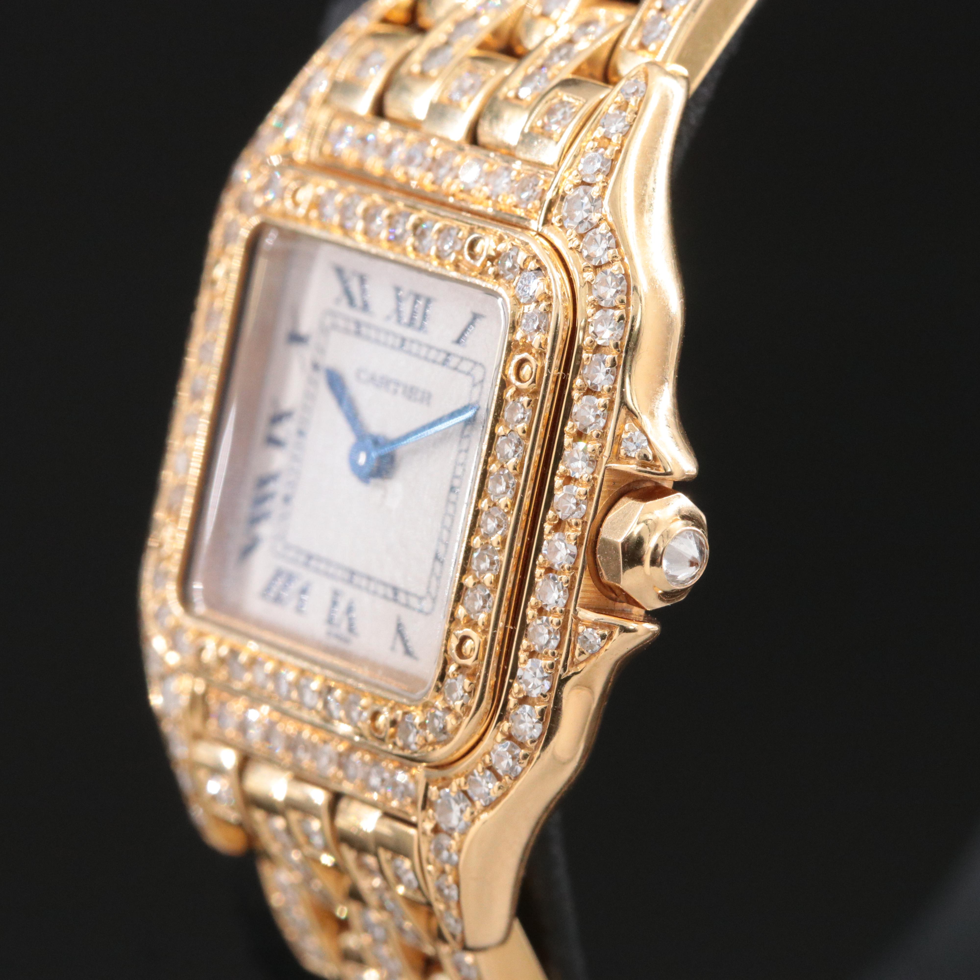 Cartier Panthere de Cartier 3.56 CTW Diamond 18K Watch