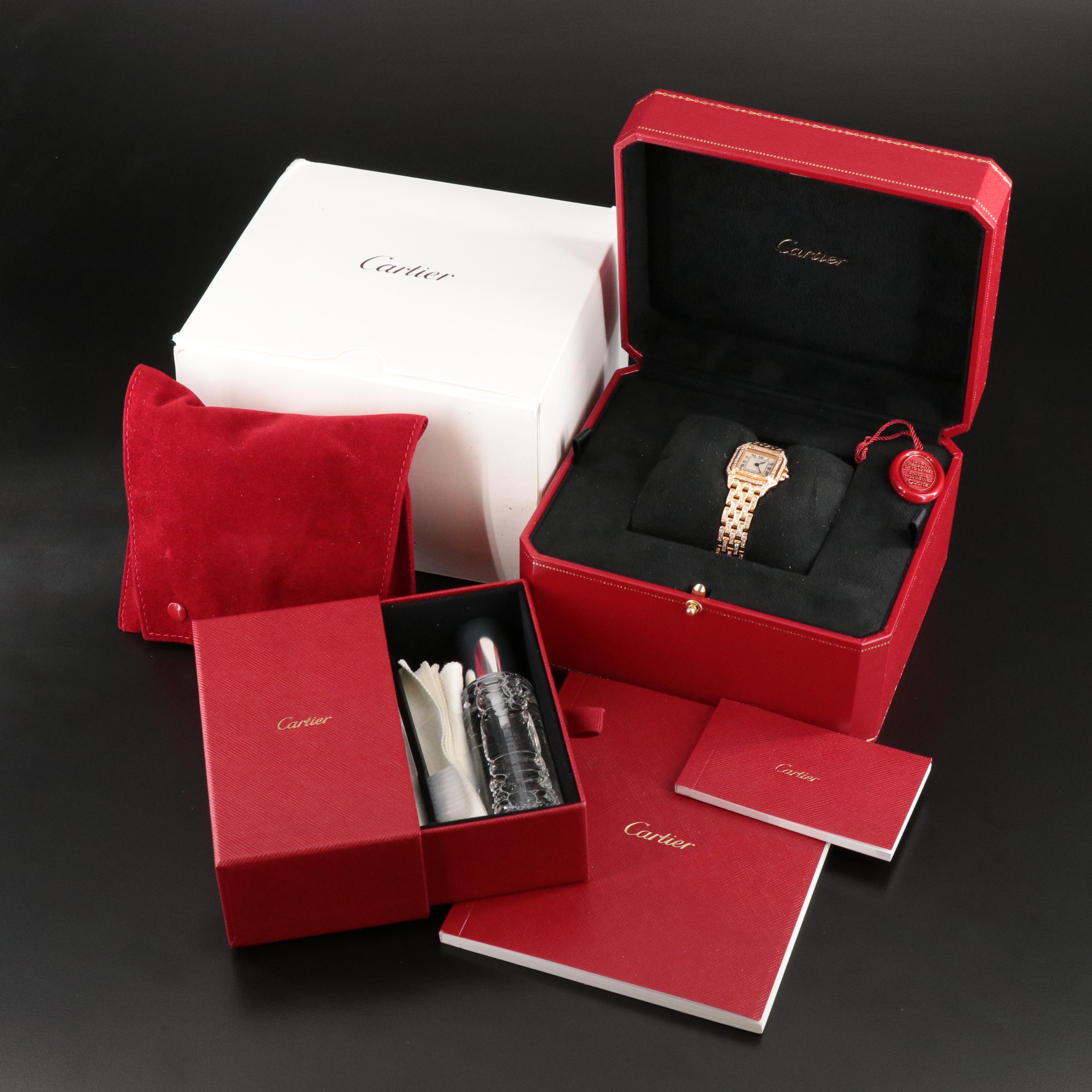 Cartier Panthere de Cartier 3.56 CTW Diamond 18K Watch